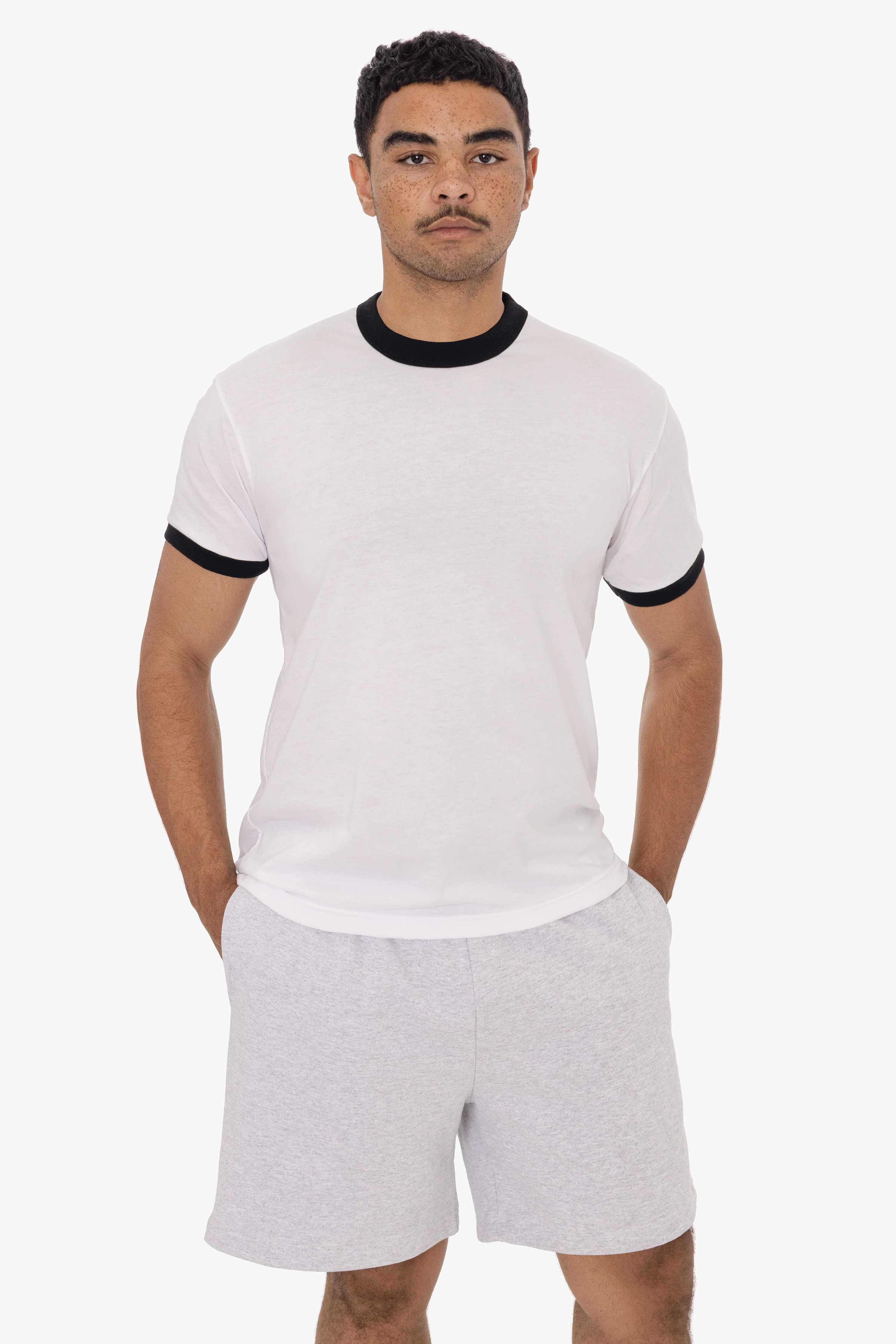 FF410 - Men's Poly Cotton Ringer Tee - Image 2