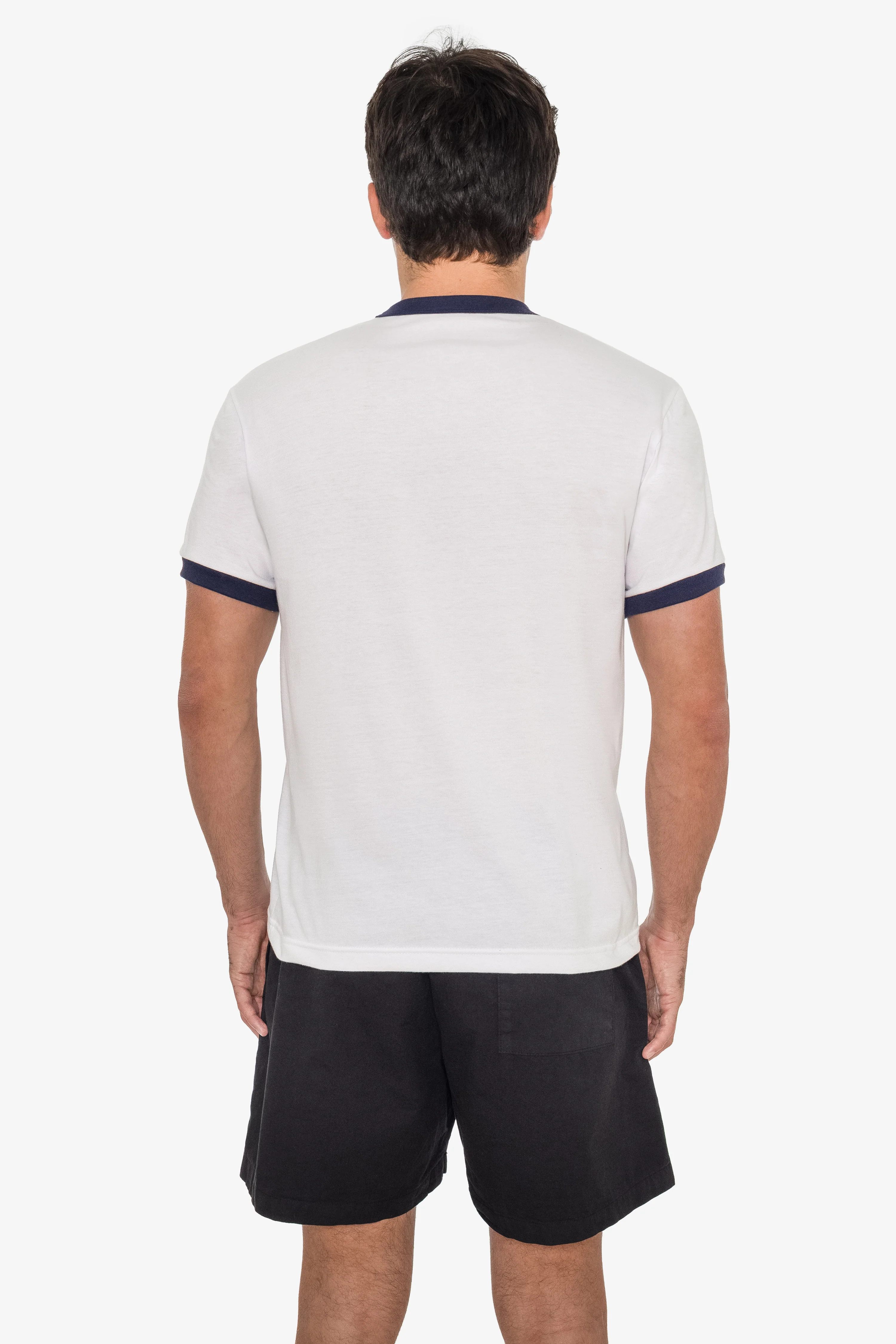 FF410 - Men's Poly Cotton Ringer Tee - Image 3