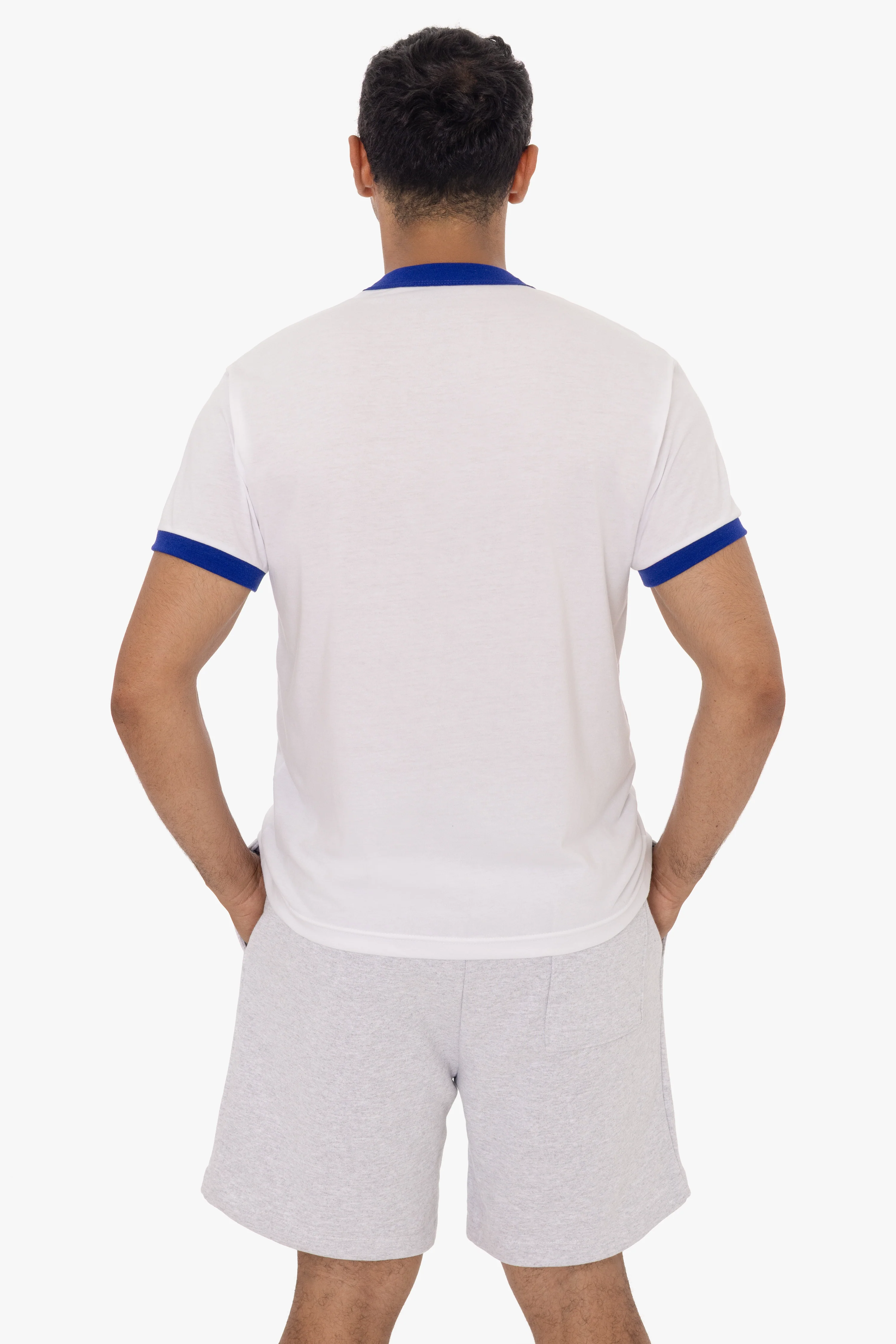FF410 - Men's Poly Cotton Ringer Tee - Image 6