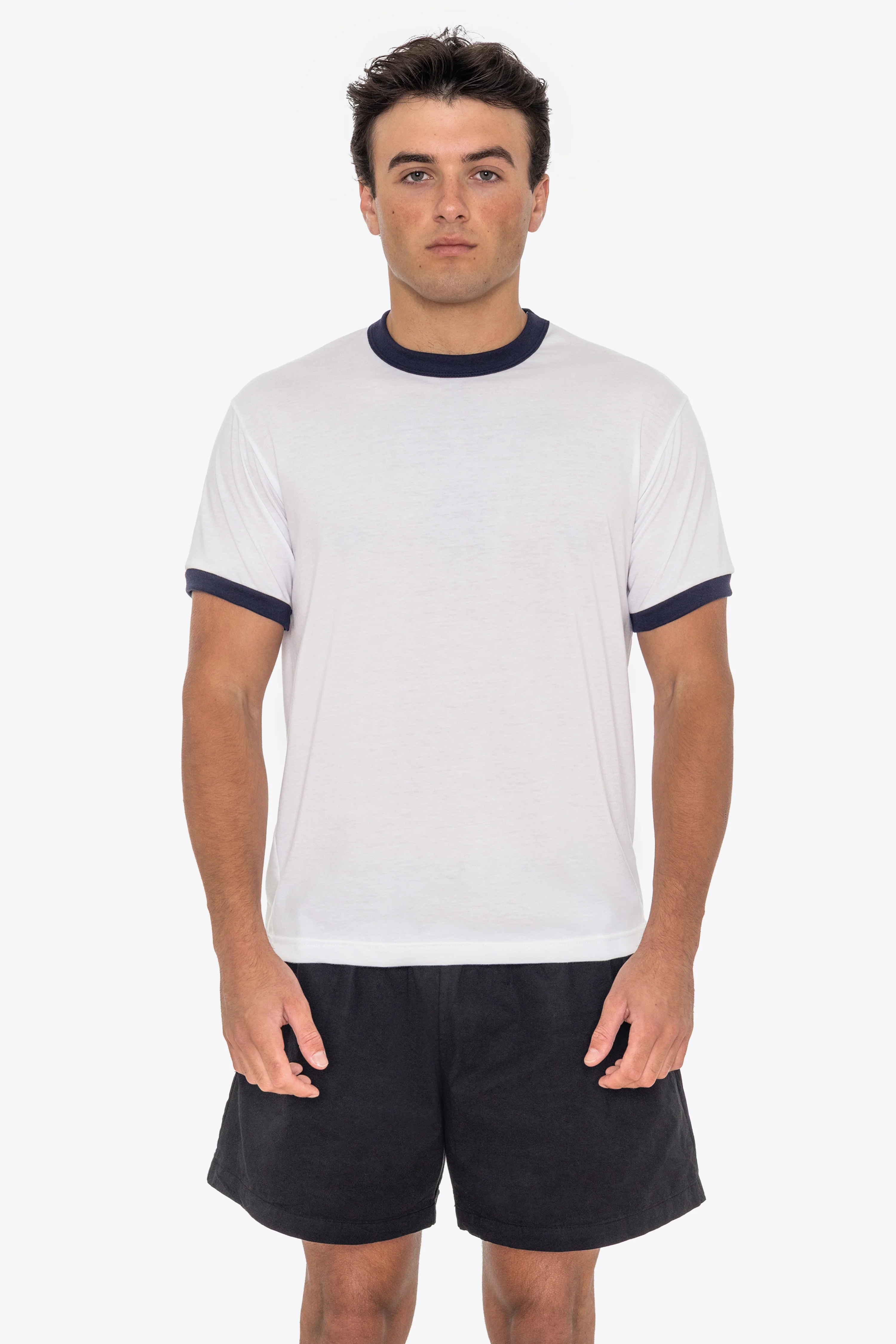 FF410 - Men's Poly Cotton Ringer Tee - Image 9