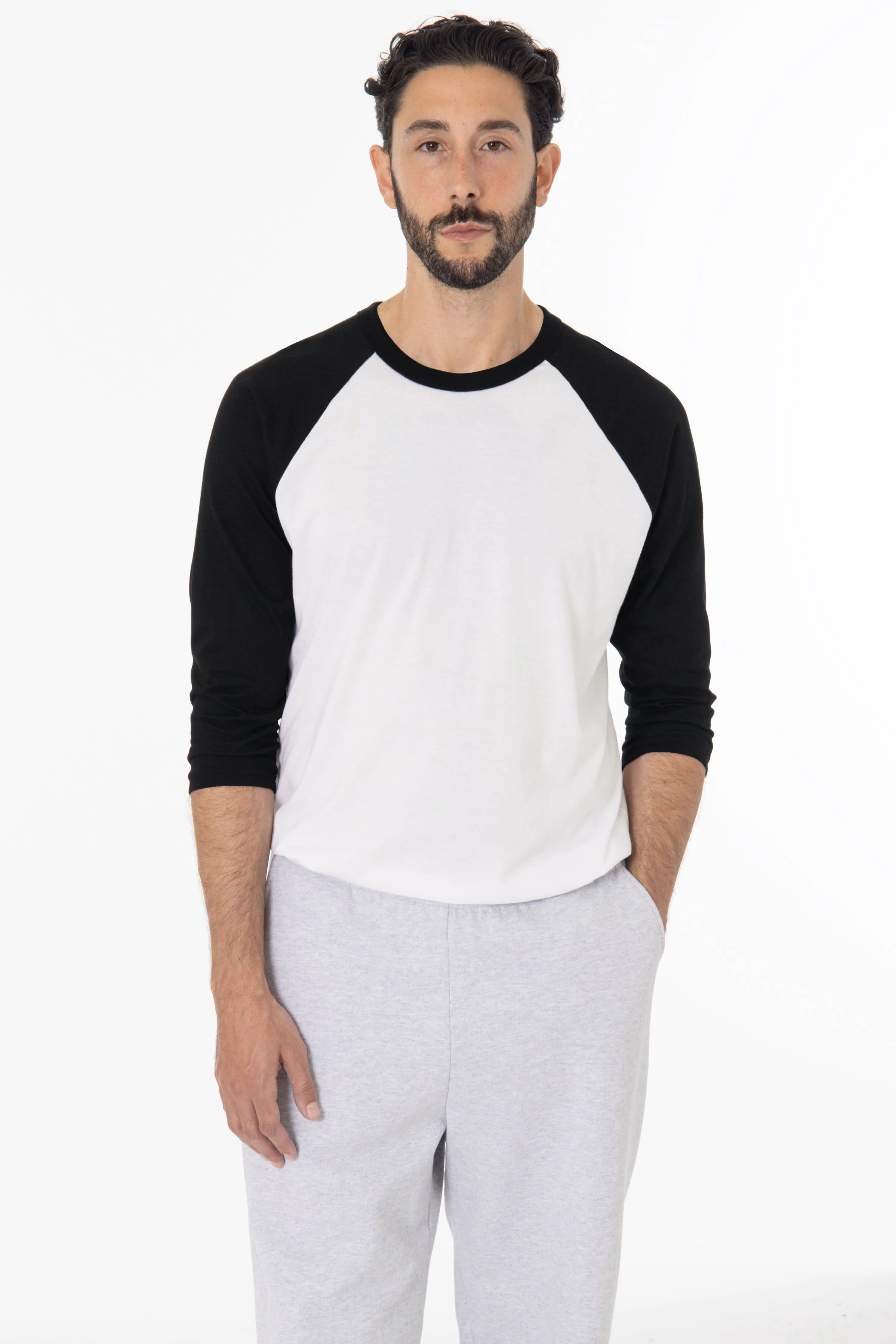 FF53 - 3/4 Sleeve Poly Cotton Raglan - Image 12