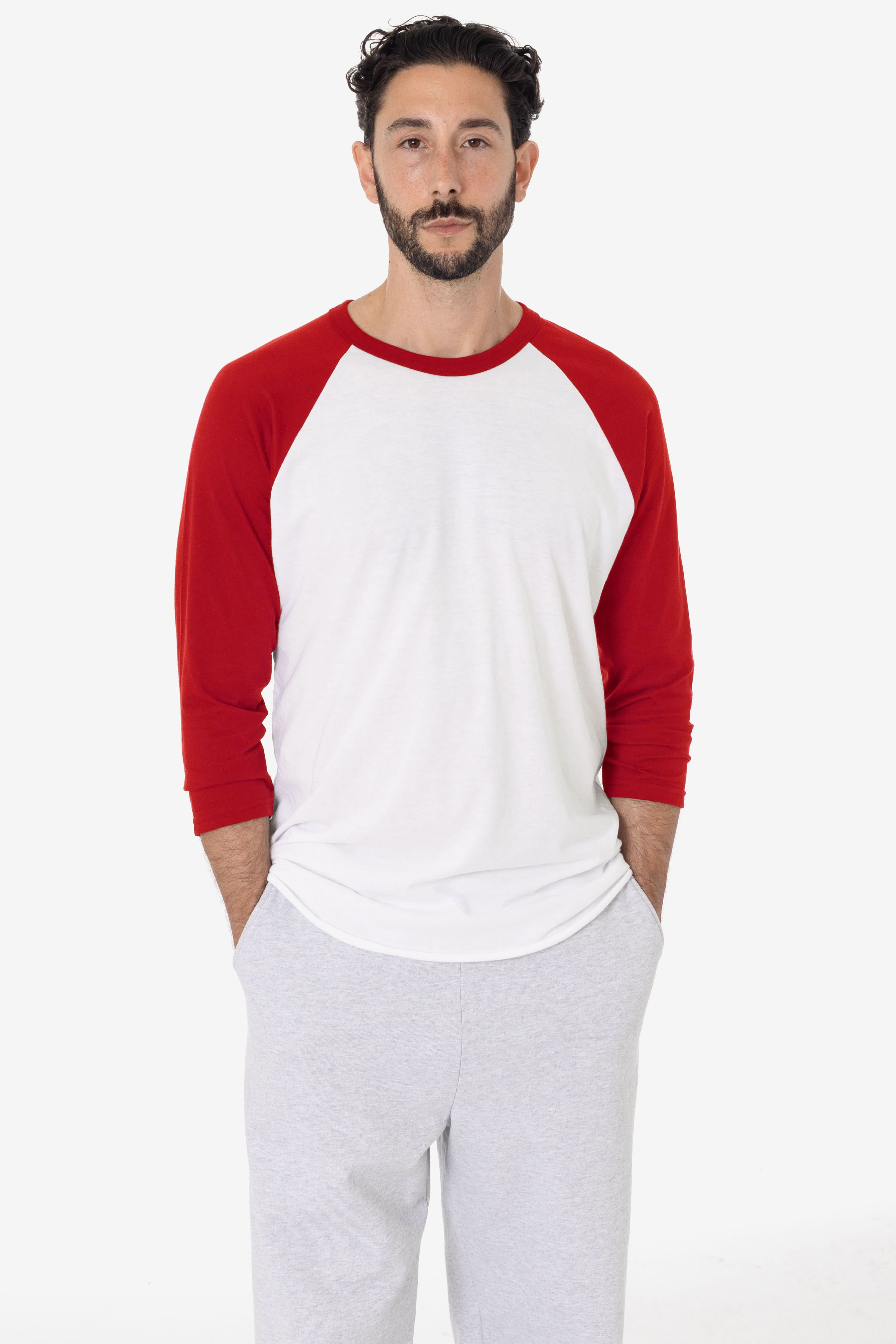 FF53 - 3/4 Sleeve Poly Cotton Raglan - Image 17