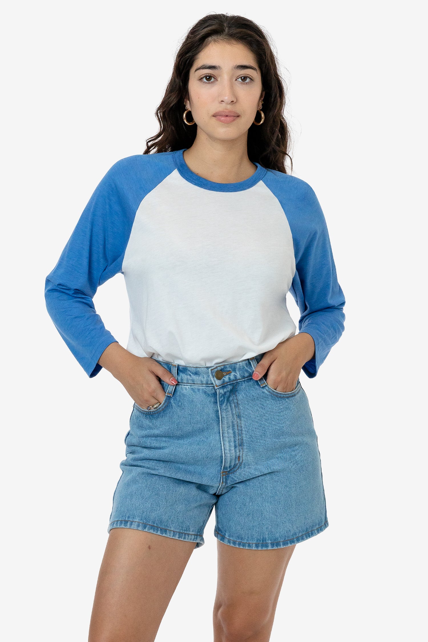 FF53 - 3/4 Sleeve Poly Cotton Raglan - Image 24