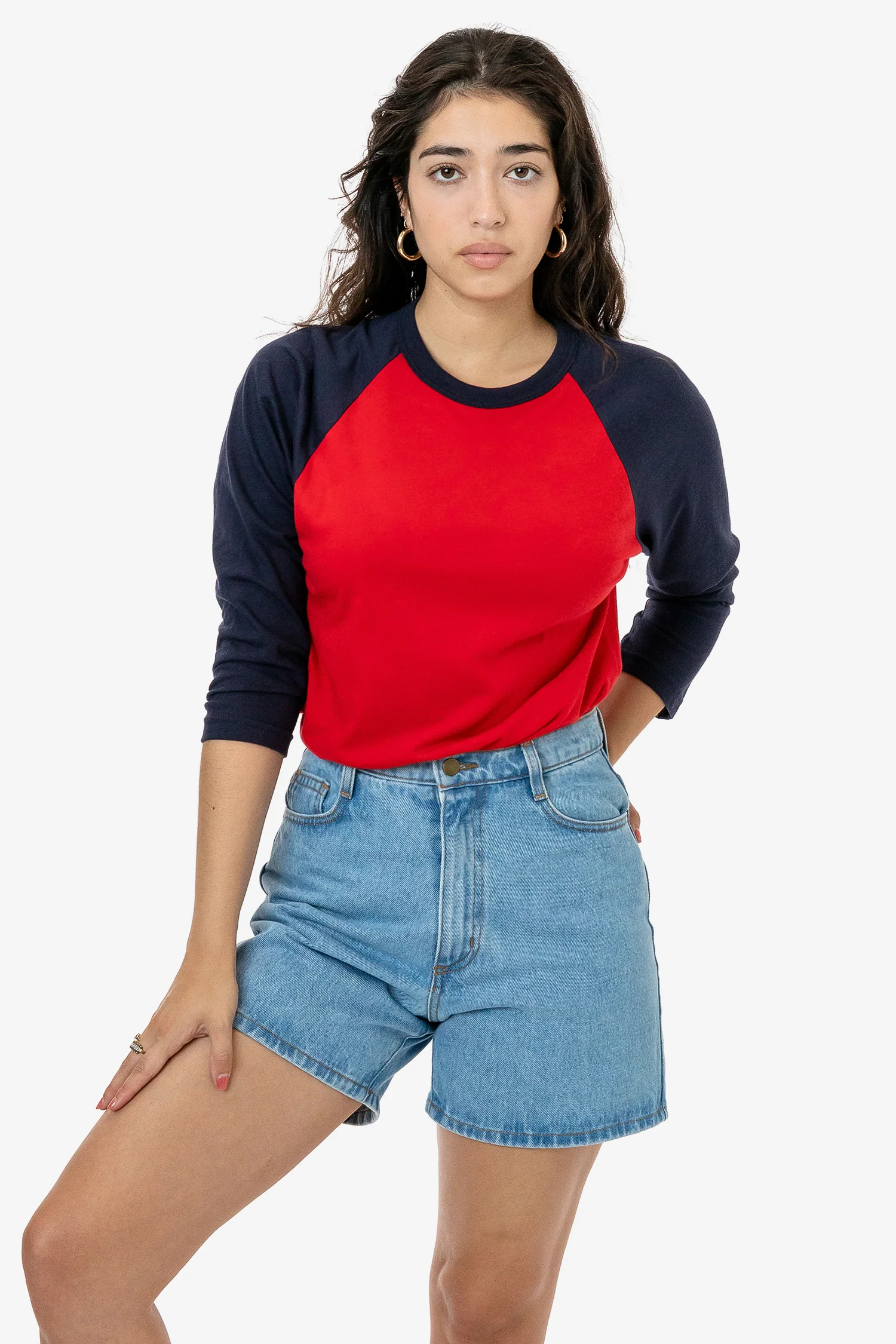 FF53 - 3/4 Sleeve Poly Cotton Raglan - Image 30