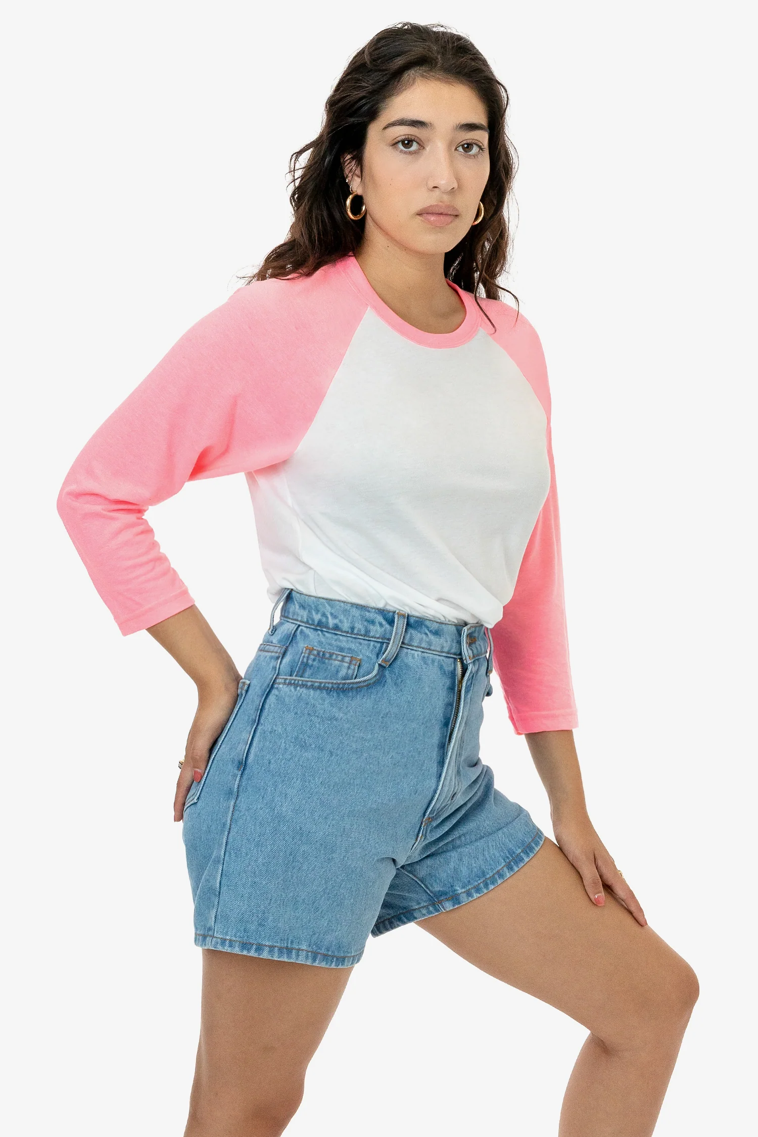 FF53 - 3/4 Sleeve Poly Cotton Raglan - Image 31