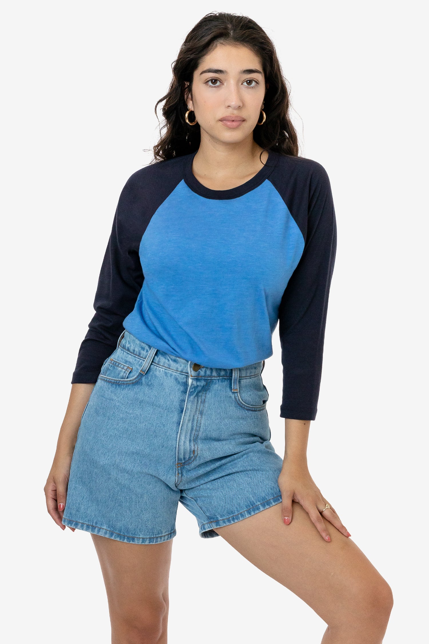 FF53 - 3/4 Sleeve Poly Cotton Raglan - Image 32