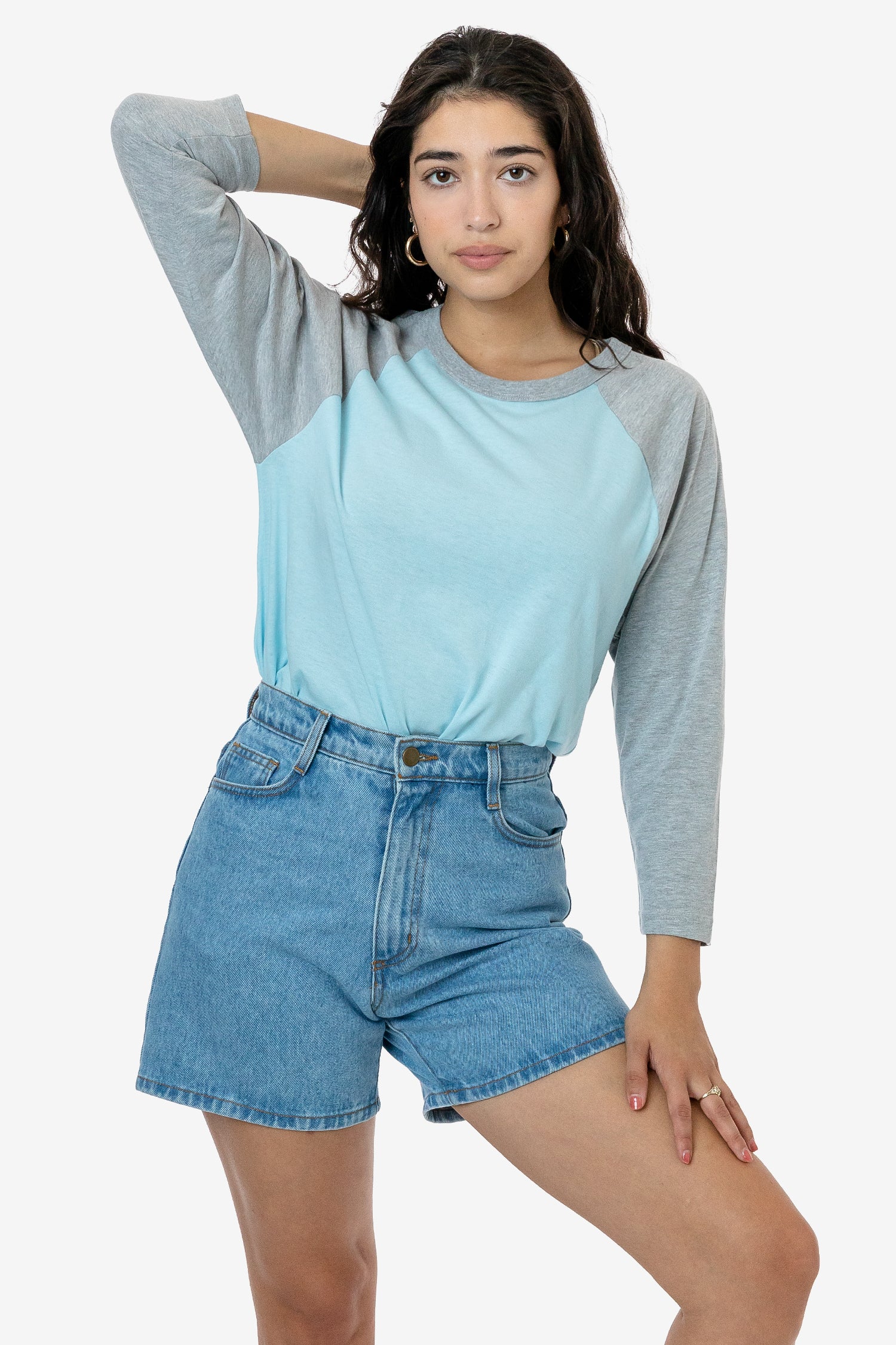 FF53 - 3/4 Sleeve Poly Cotton Raglan - Image 33