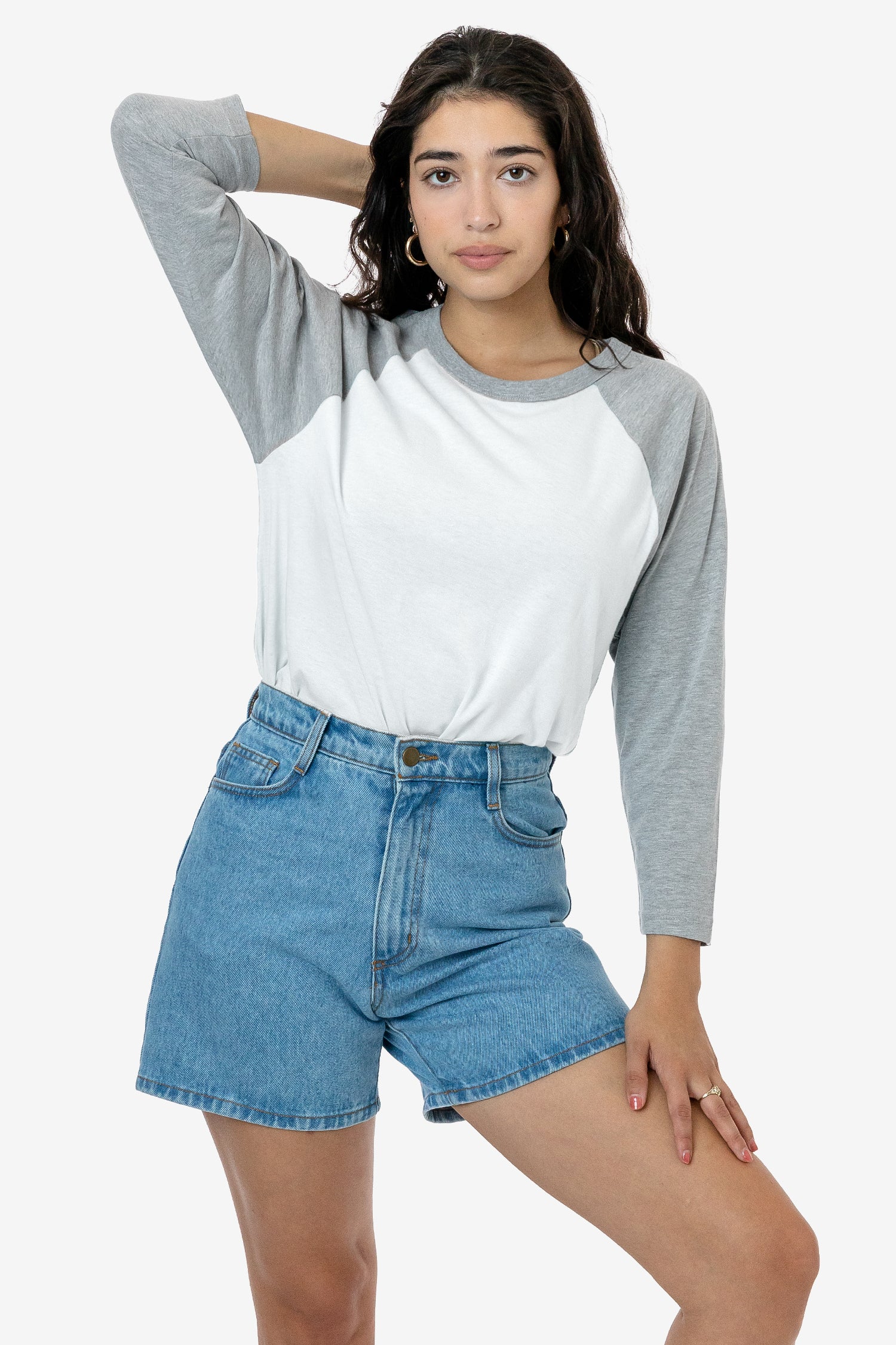 FF53 - 3/4 Sleeve Poly Cotton Raglan - Image 44