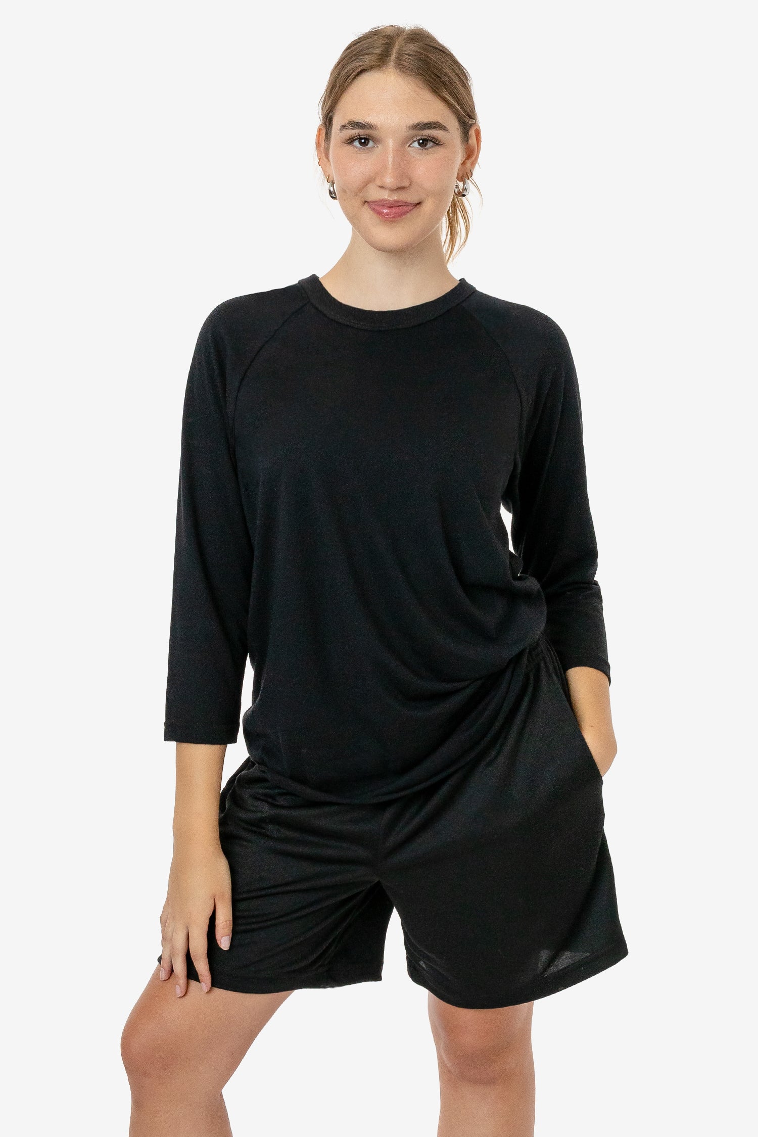 FF53 - 3/4 Sleeve Poly Cotton Raglan - Image 45