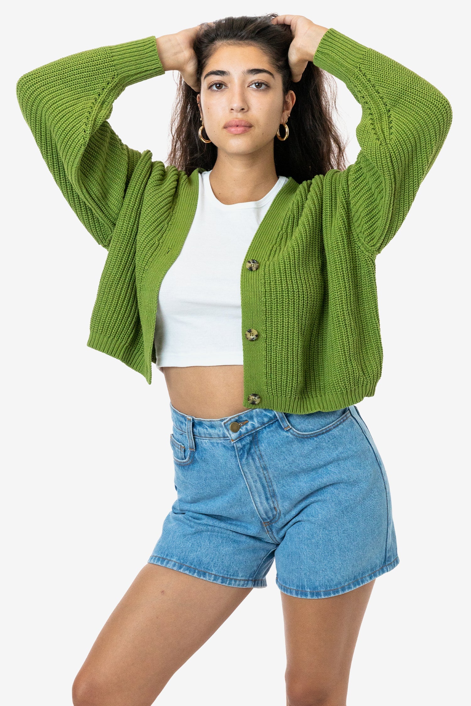 FM35GD - Fisherman Cropped Cardigan - Image 12