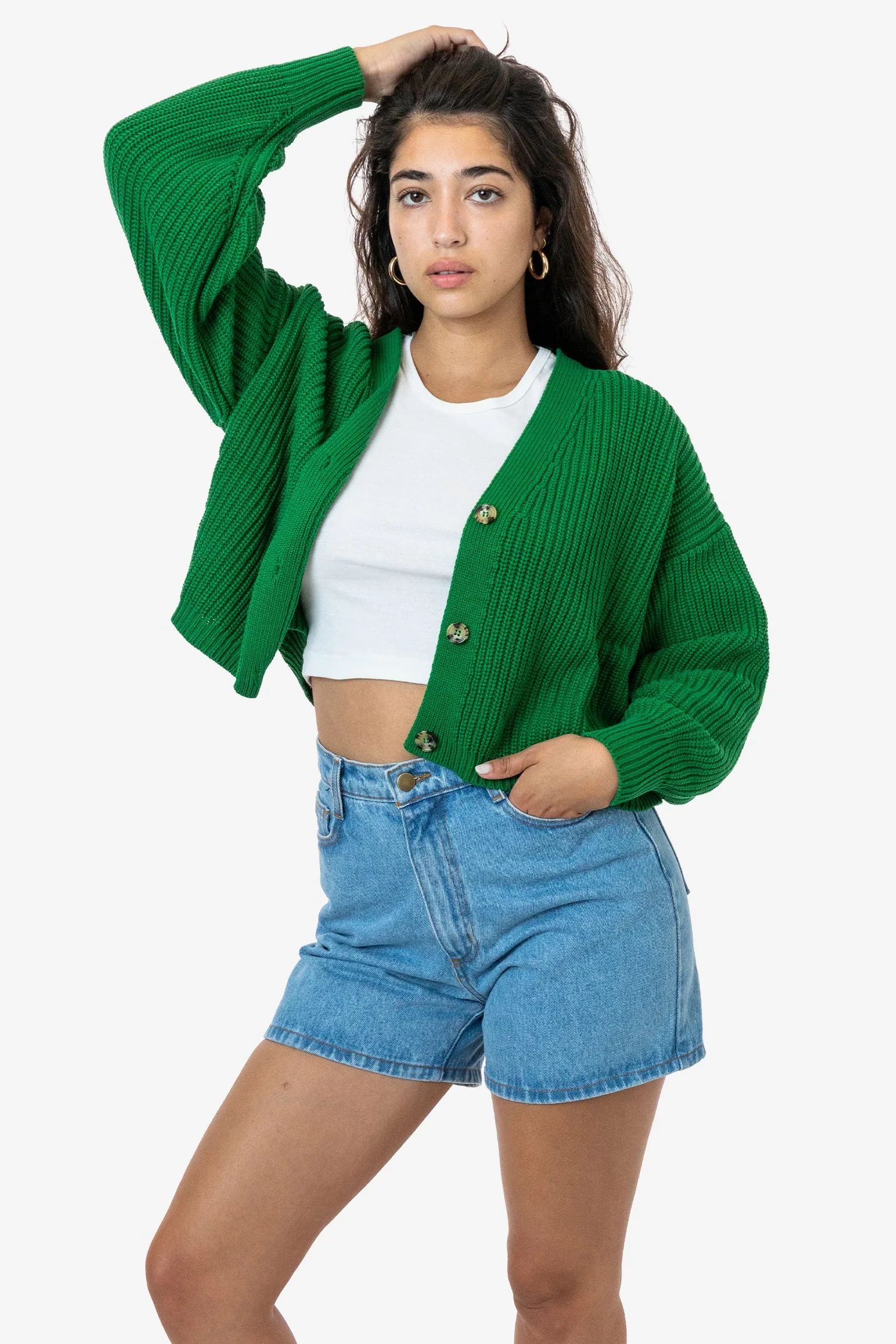 FM35GD - Fisherman Cropped Cardigan - Image 13