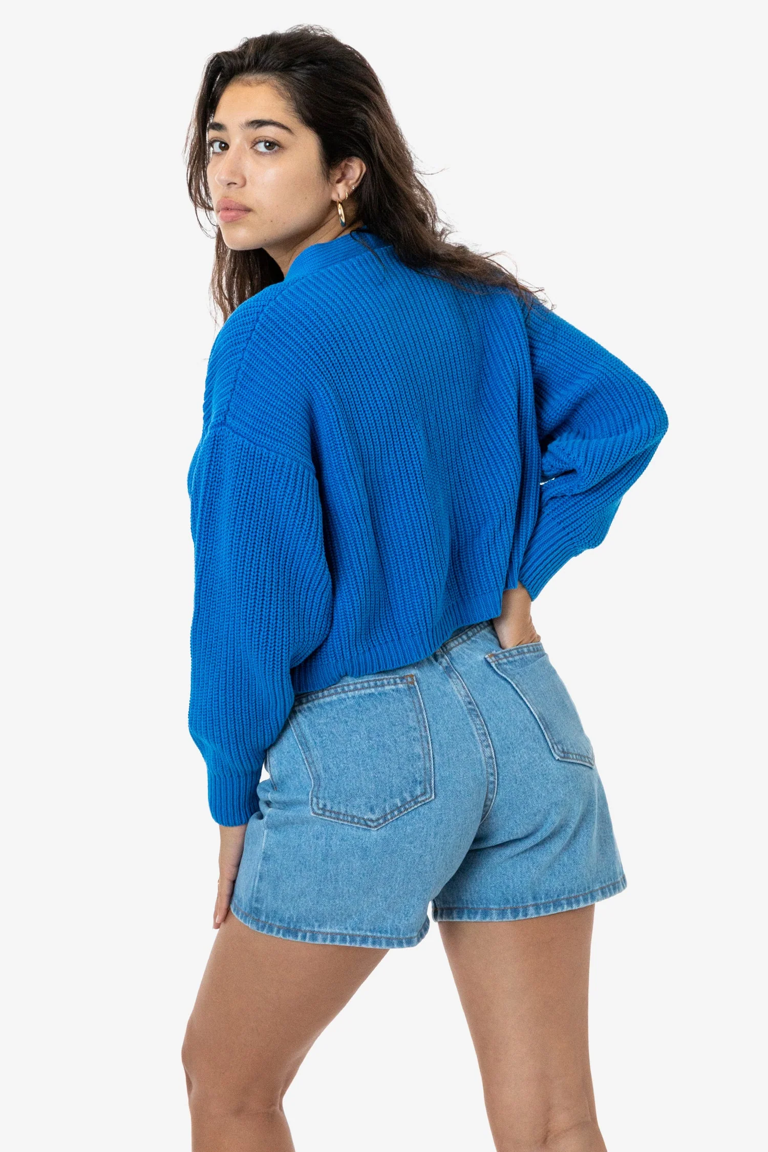 FM35GD - Fisherman Cropped Cardigan - Image 14