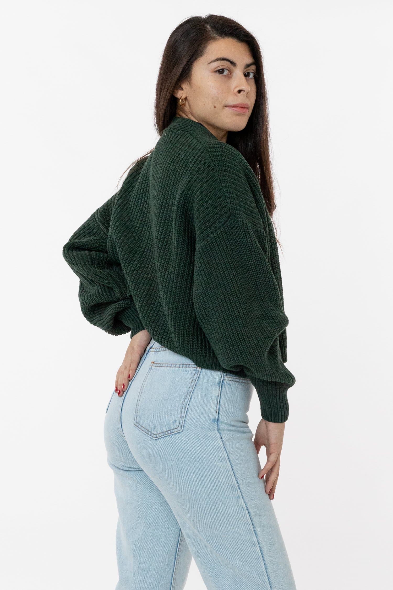 FM35GD - Fisherman Cropped Cardigan - Image 17
