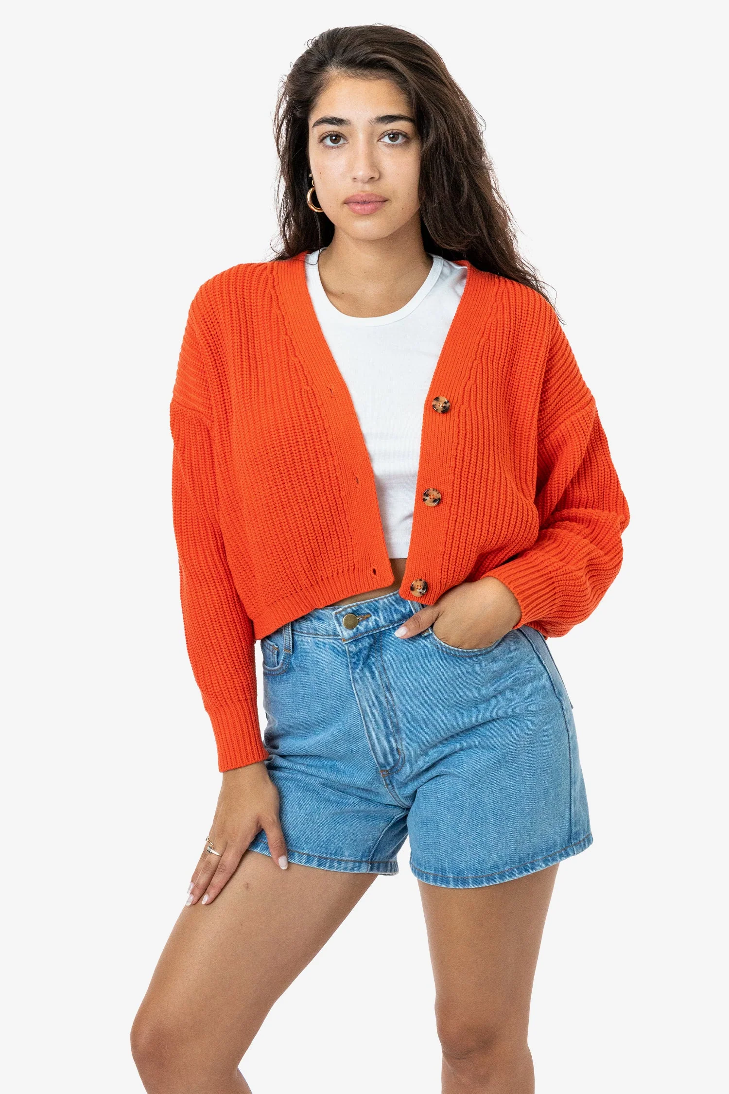 FM35GD - Fisherman Cropped Cardigan - Image 18