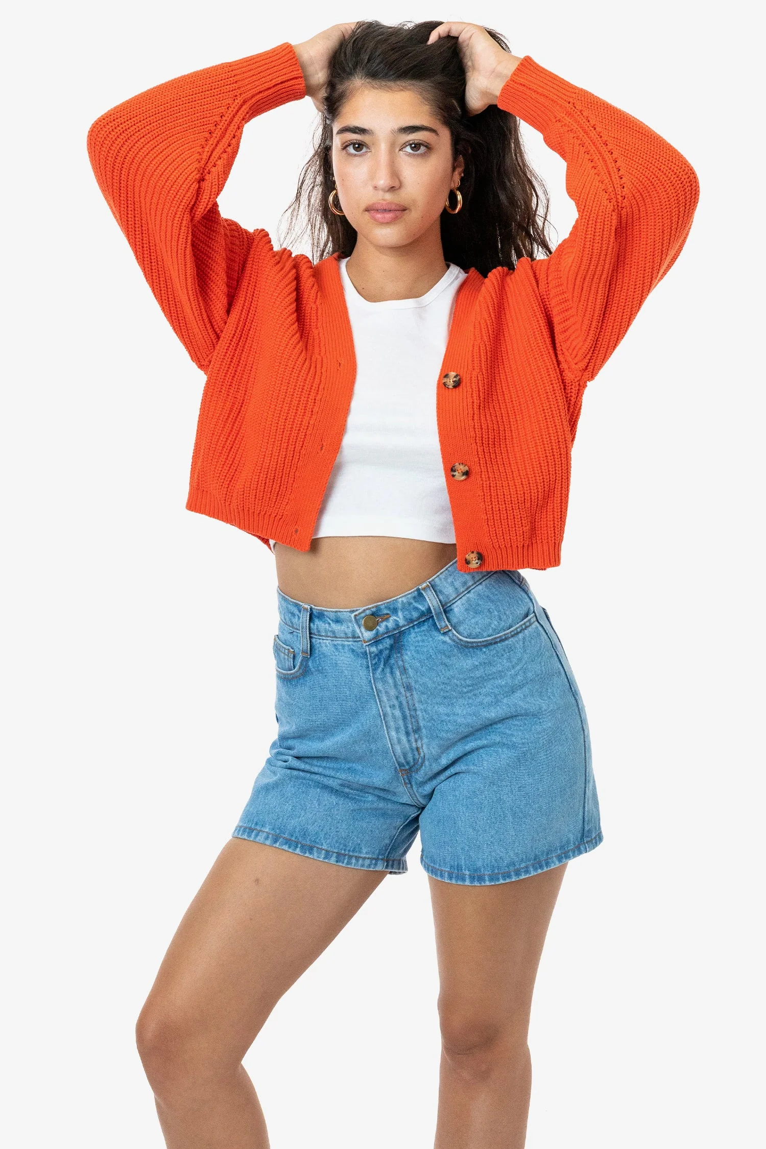 FM35GD - Fisherman Cropped Cardigan - Image 6
