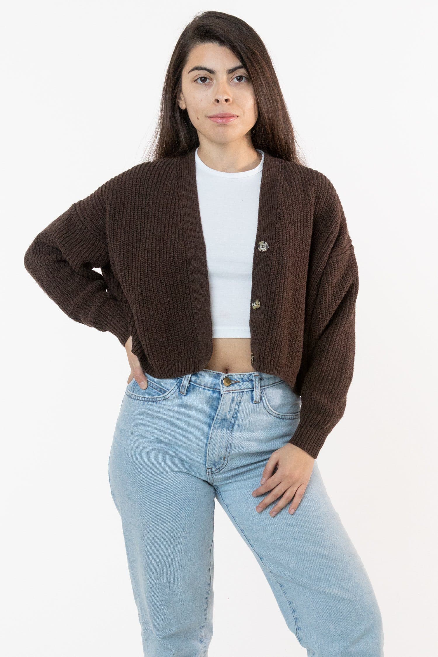 FM35GD - Fisherman Cropped Cardigan - Image 9