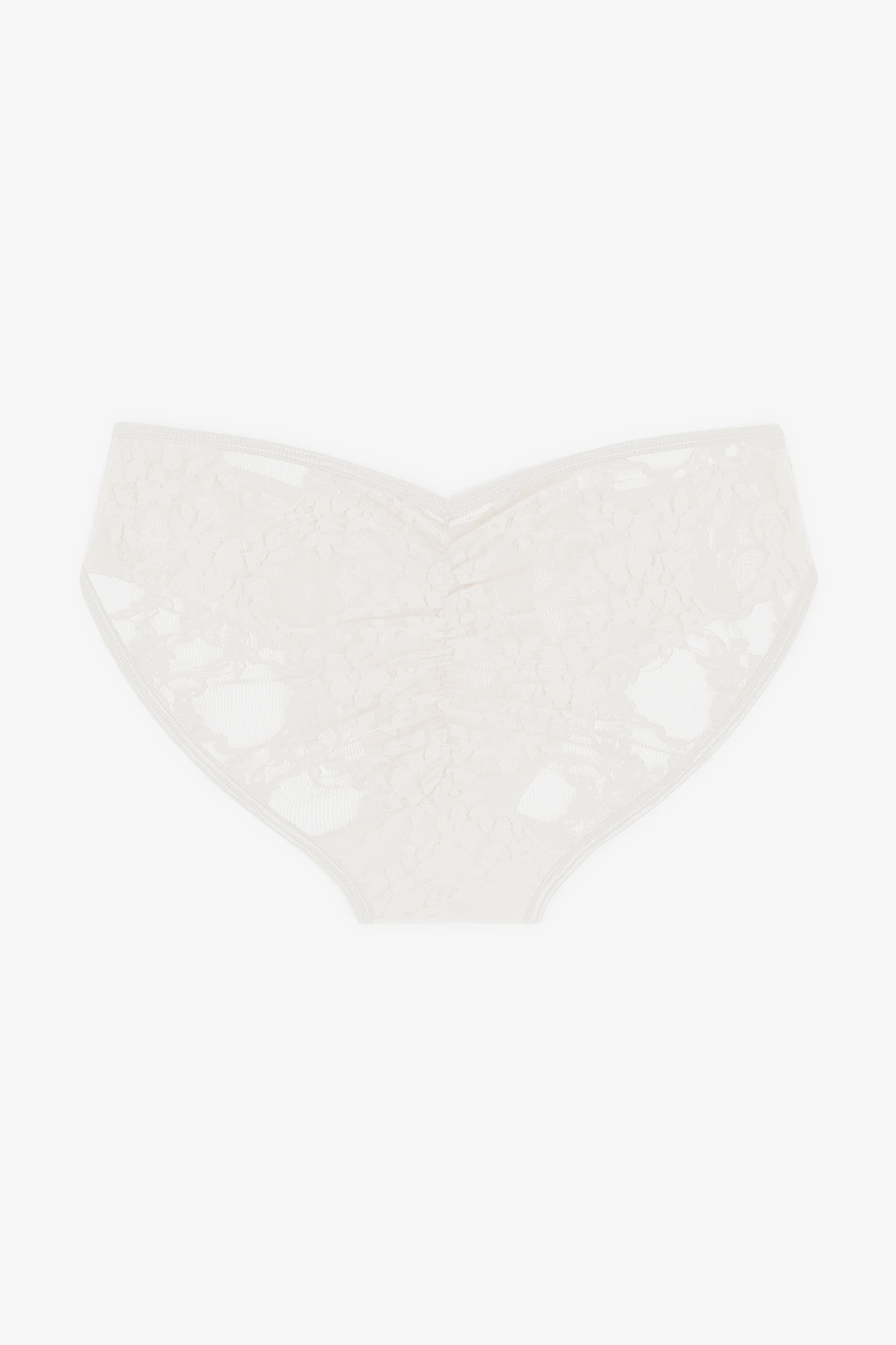 FNS08 - Floral Lace Ruched Back Bikini Panty - Image 13