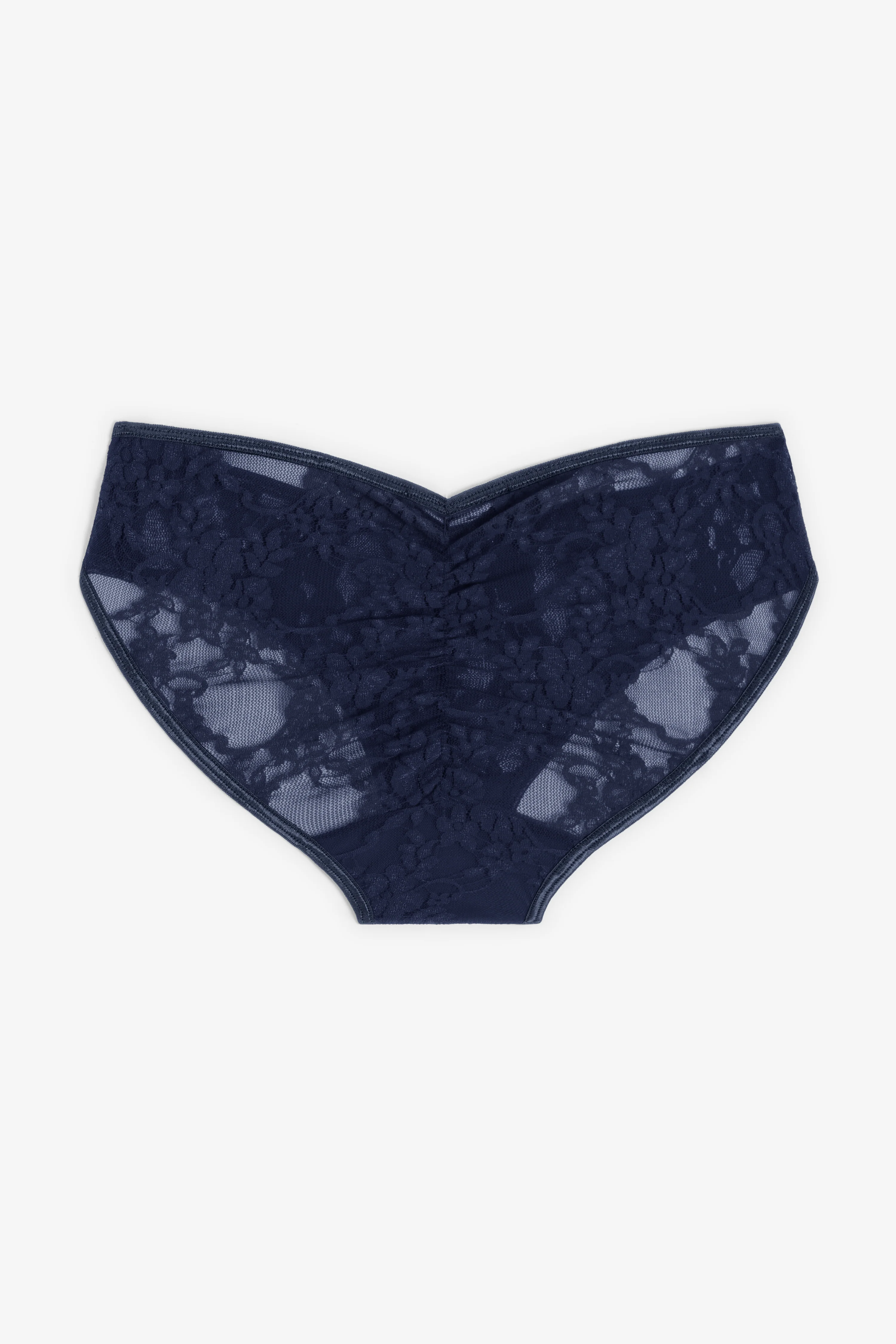 FNS08 - Floral Lace Ruched Back Bikini Panty - Image 21