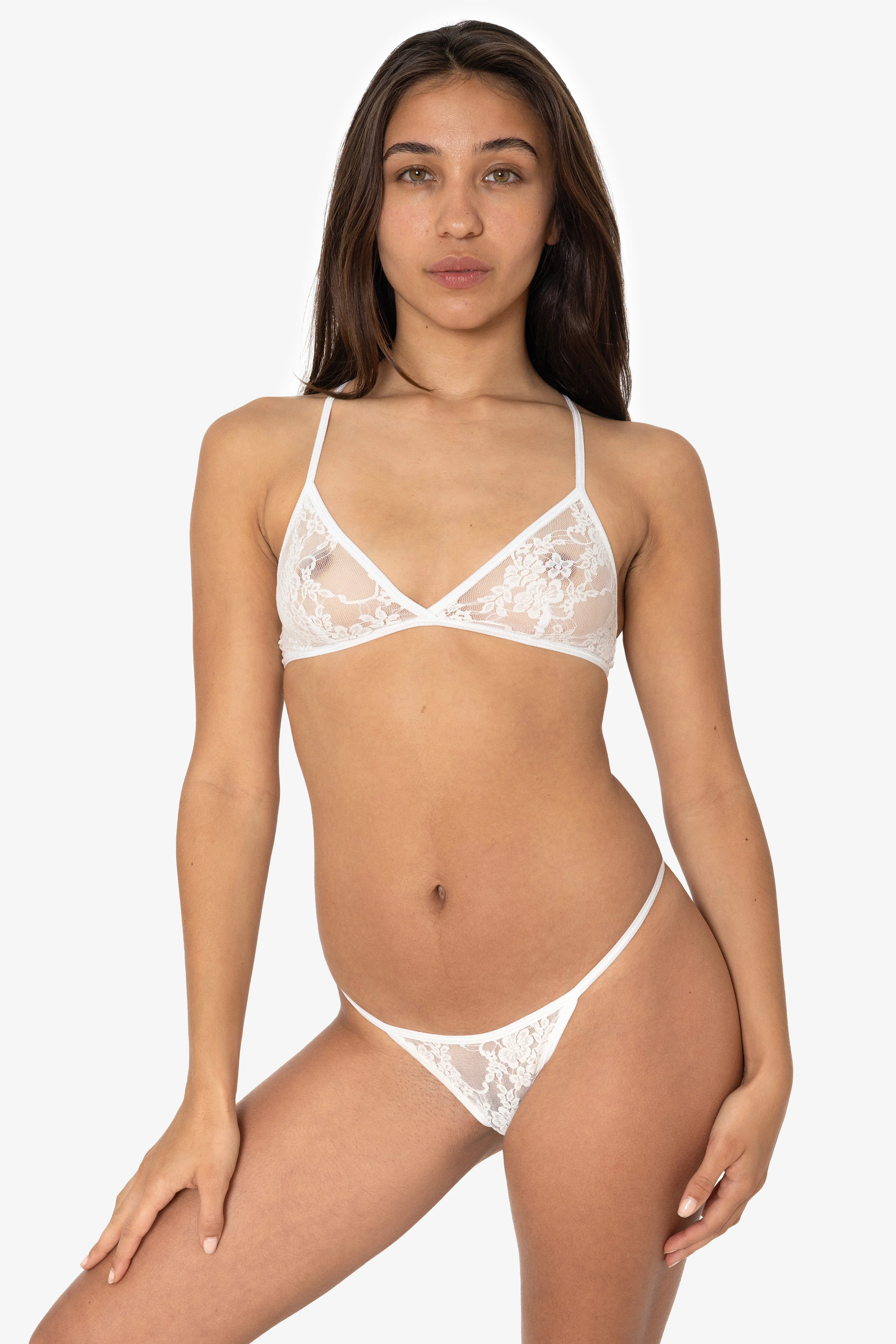 FNS18 - Floral Lace Brazilian Tanga Panty - Image 5
