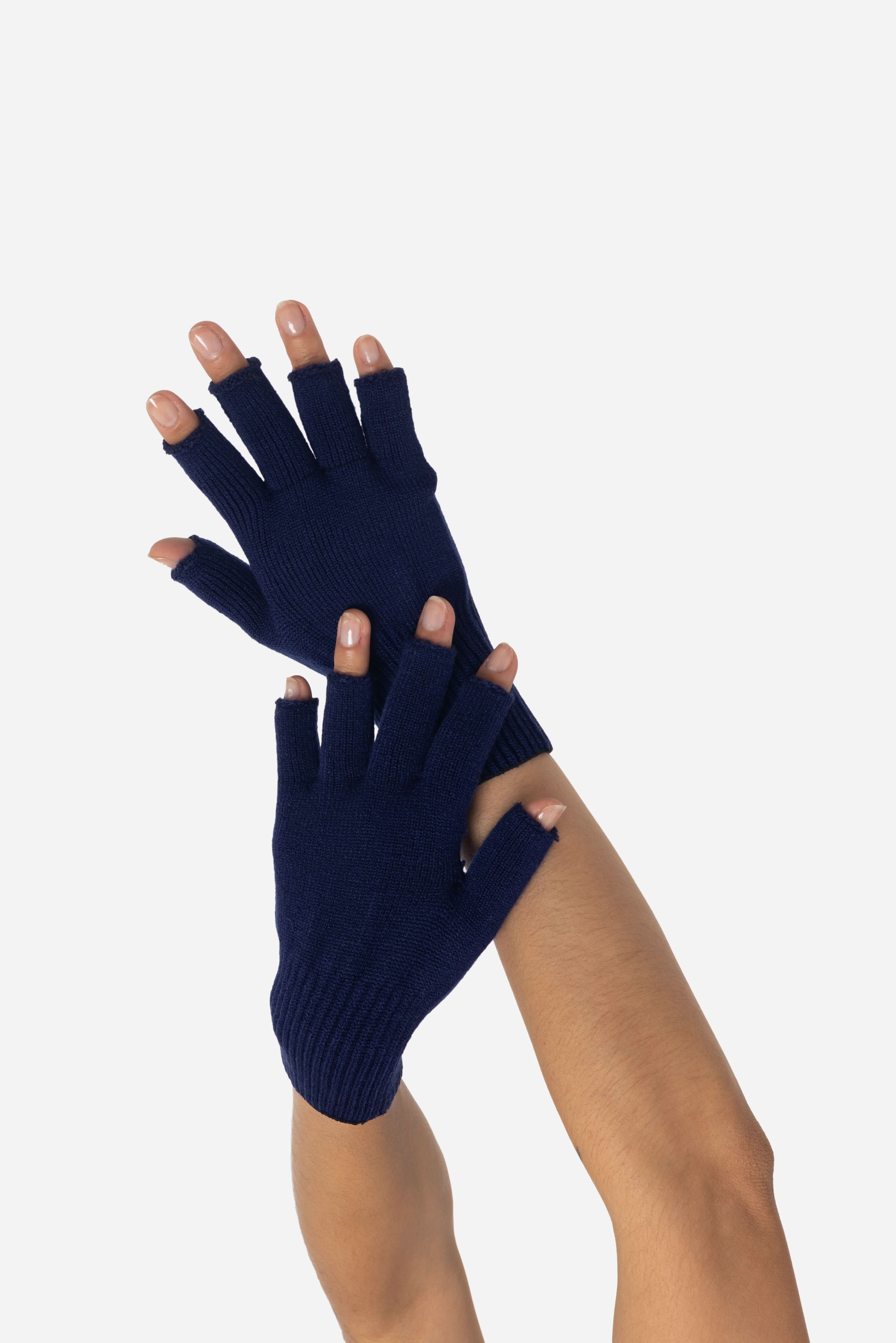 GLOVE03 - Unisex Acrylic Fingerless Gloves - Image 4