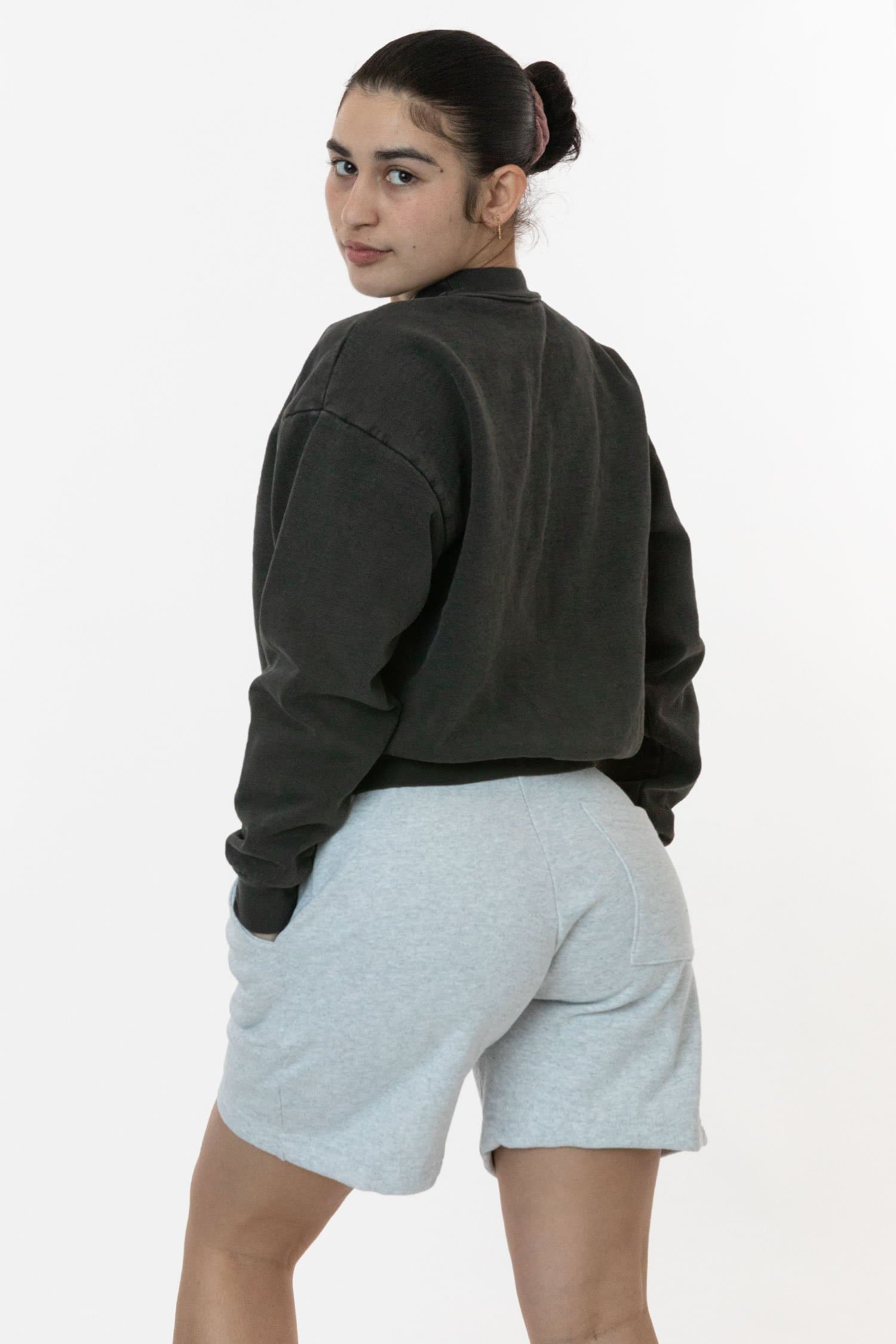 HF-02 - Heavy Fleece Sweat Short (Piece Dye) - Image 14
