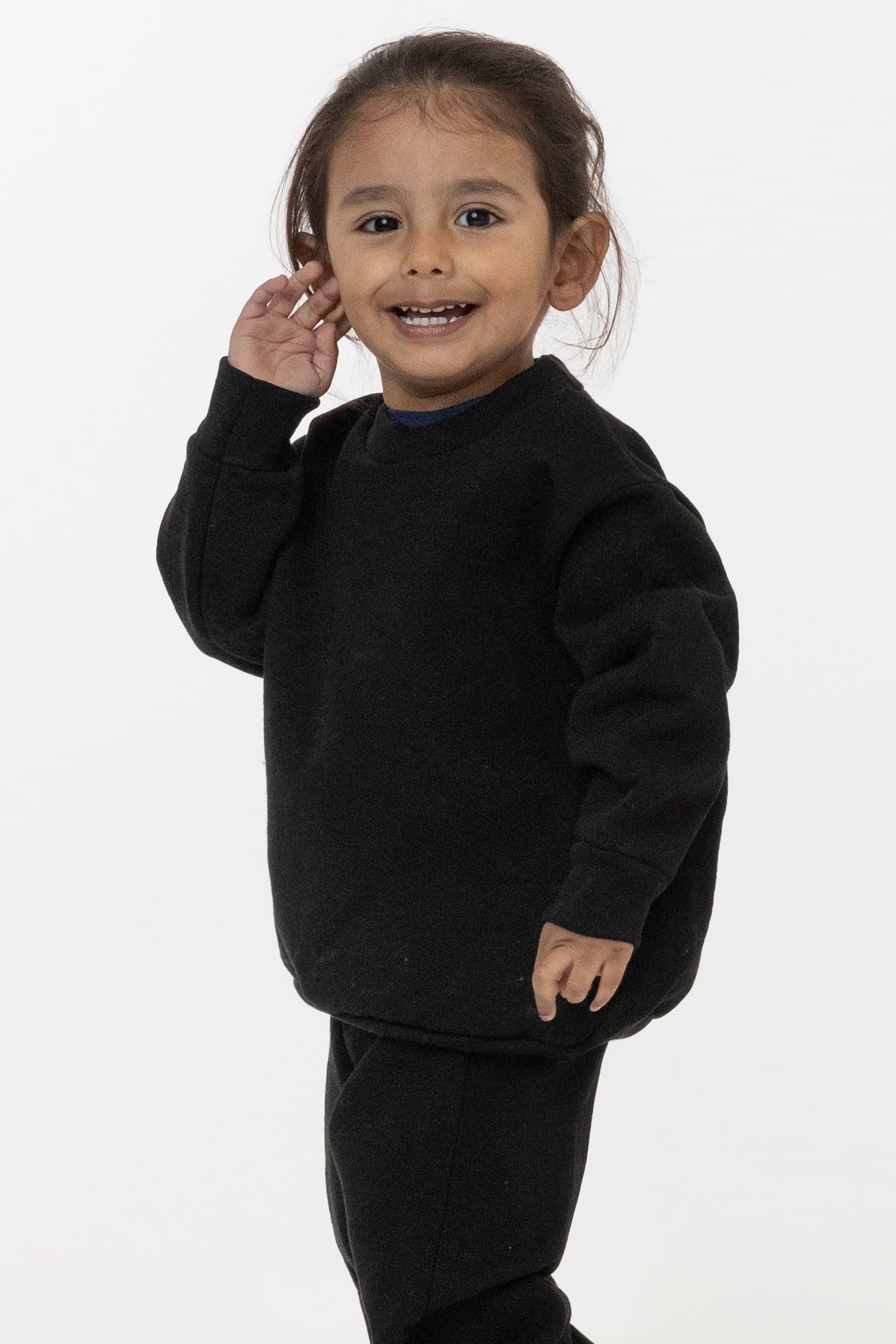 HF-107 - Kids Heavy Fleece Crewneck Sweatshirt - Image 8