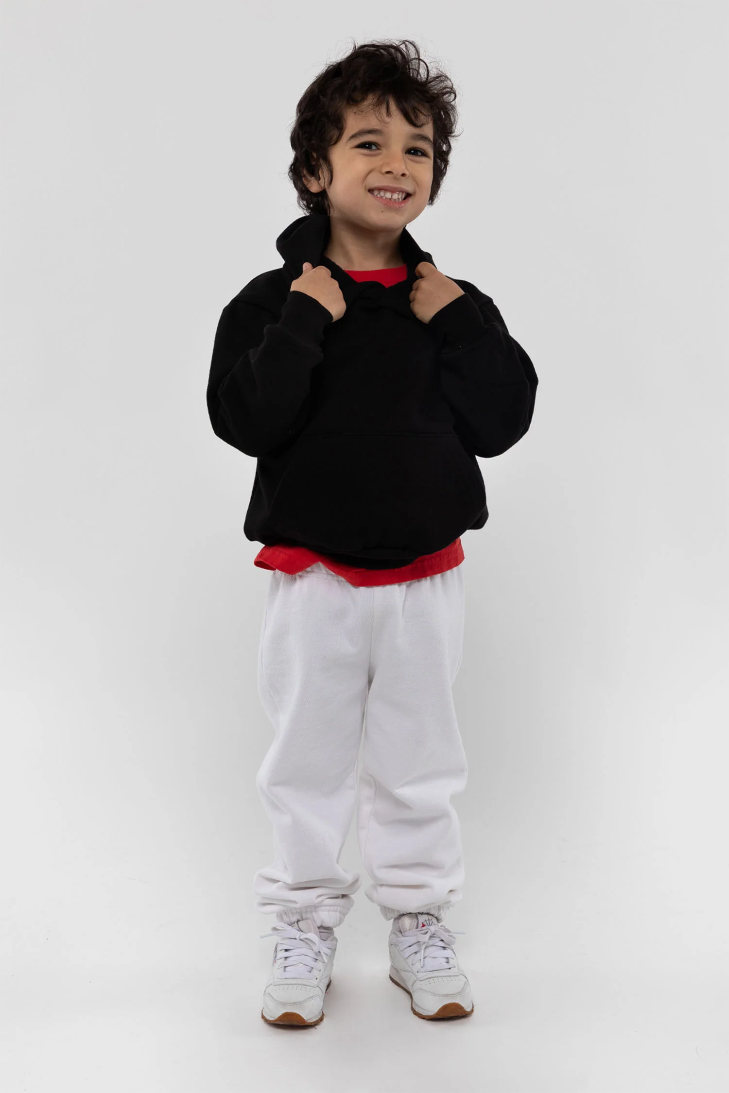HF-109 - Kids Heavy Fleece Hooded Pullover Sweatshirt - Image 6