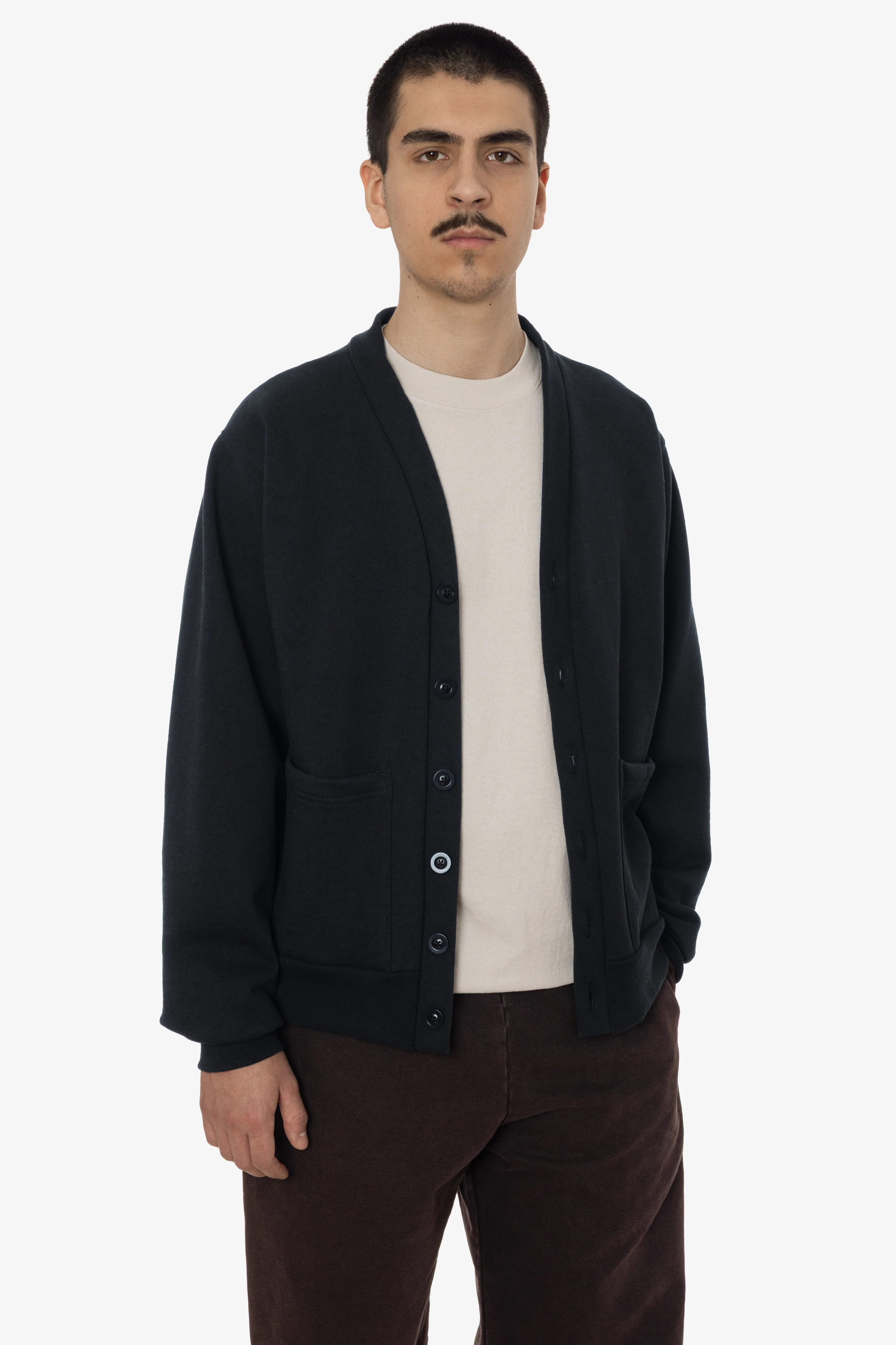 HF-43 - Heavy Fleece Cardigan - Image 2
