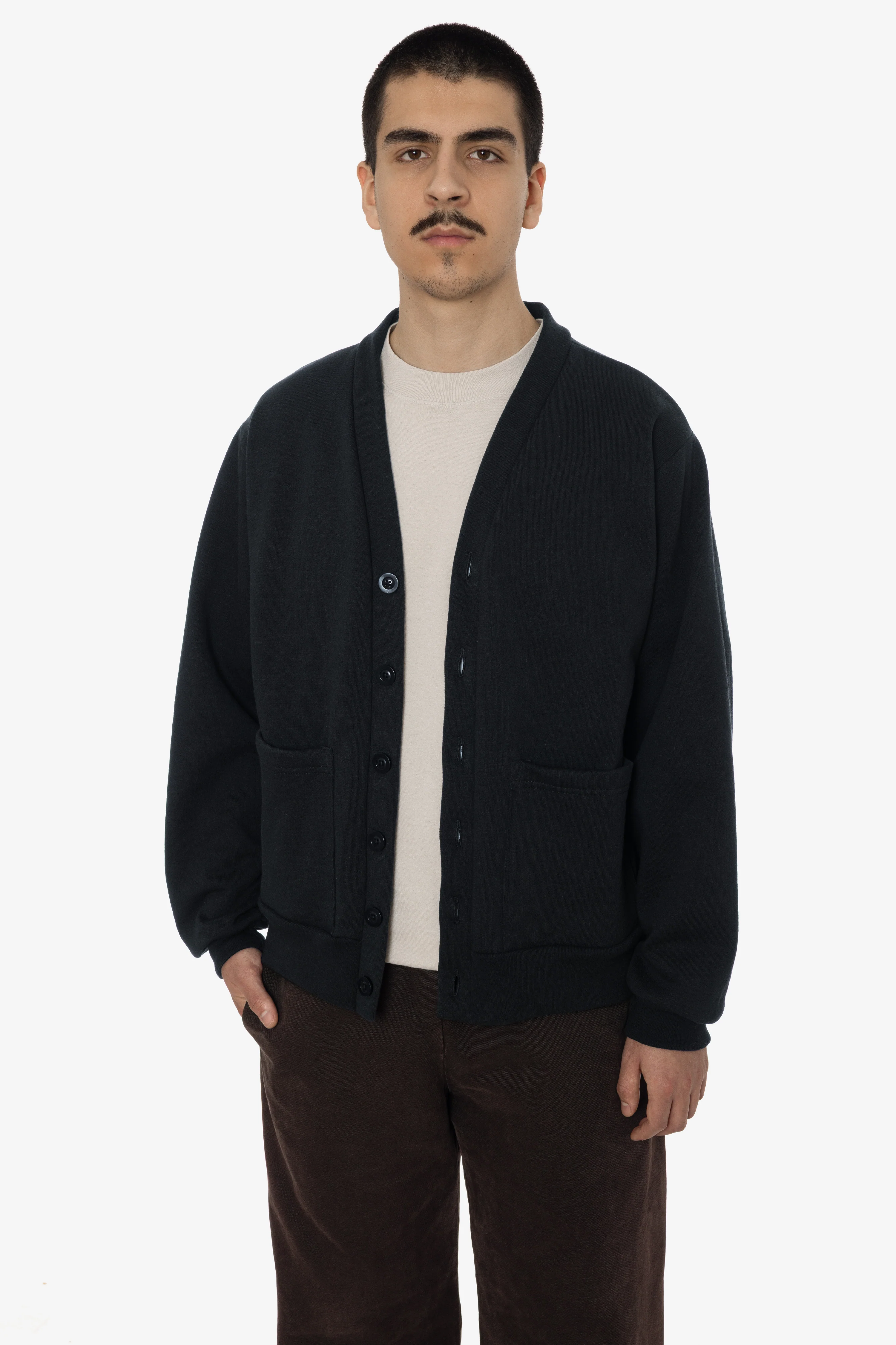 HF-43 - Heavy Fleece Cardigan - Image 3