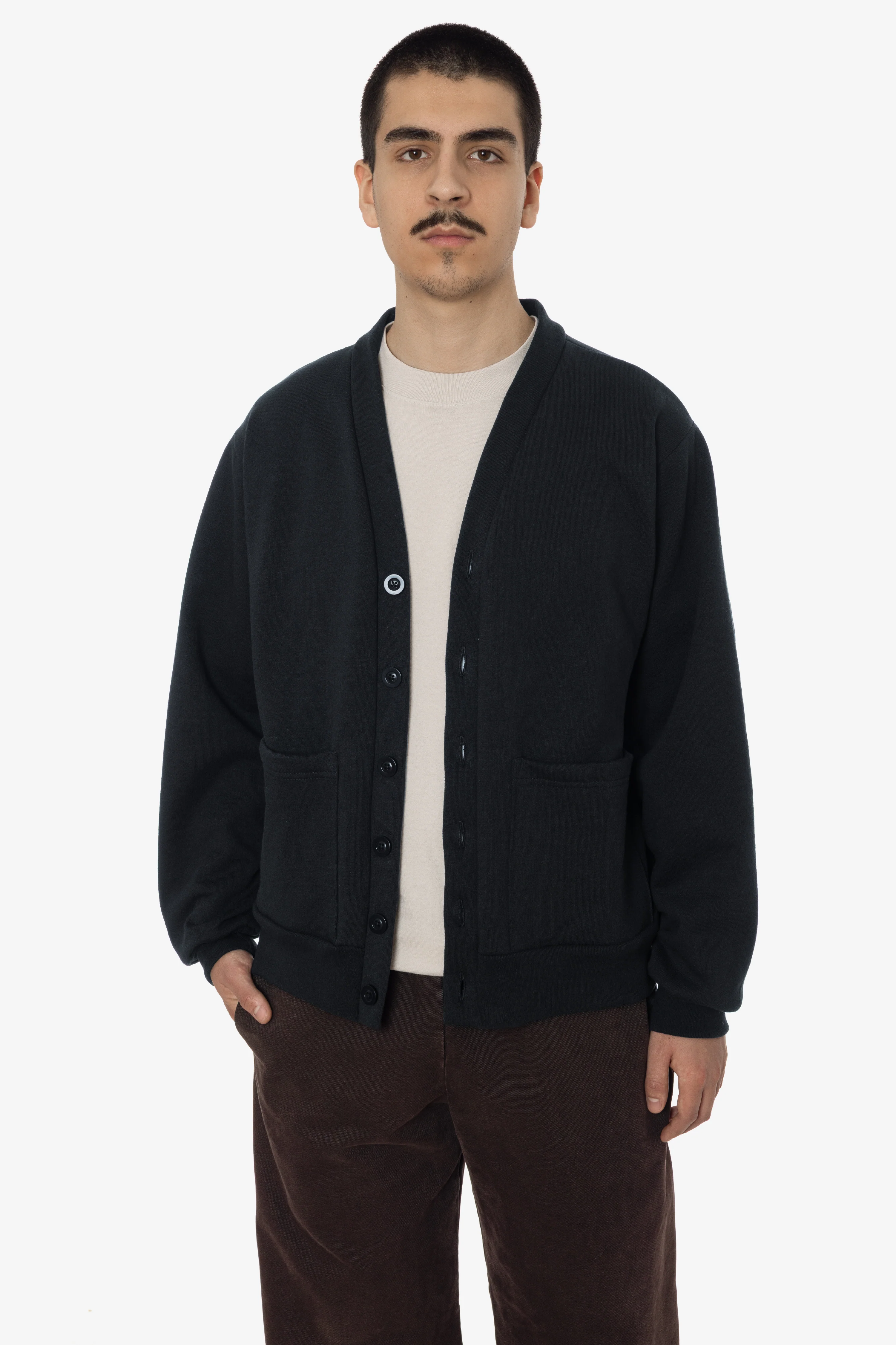 HF-43 - Heavy Fleece Cardigan - Image 4