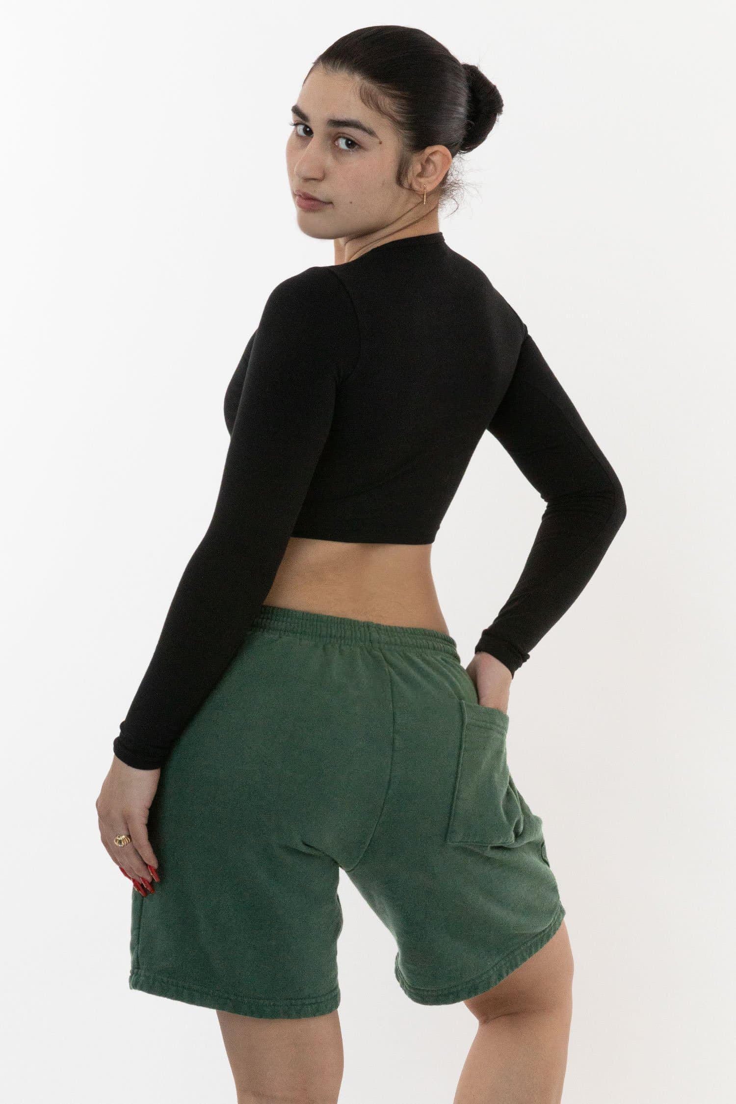 HF02 - Heavy Fleece Sweat Short (Garment Dye) - Image 10