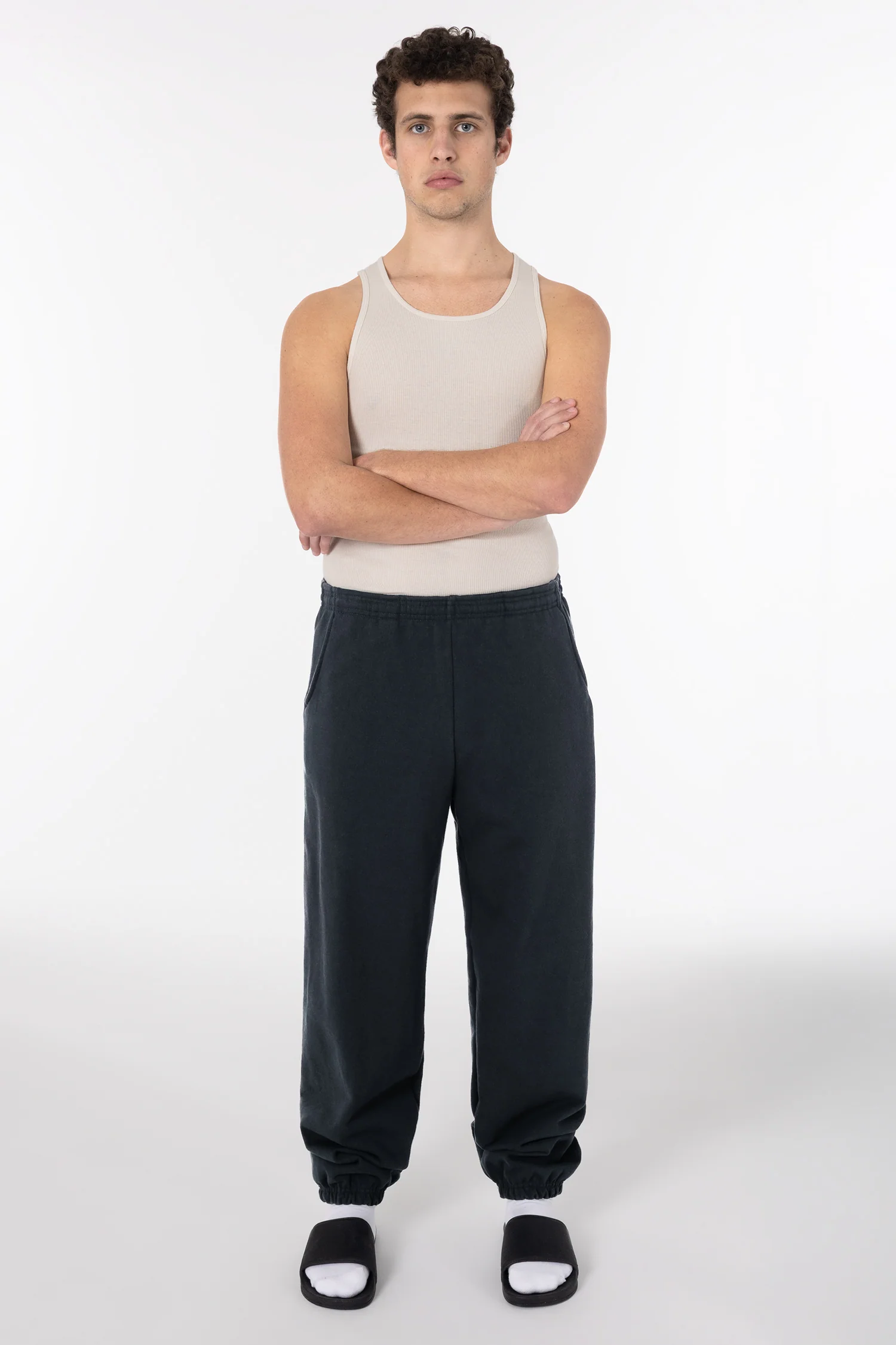 HF04 - Heavy Fleece Sweatpants (Piece Dye) - Image 5