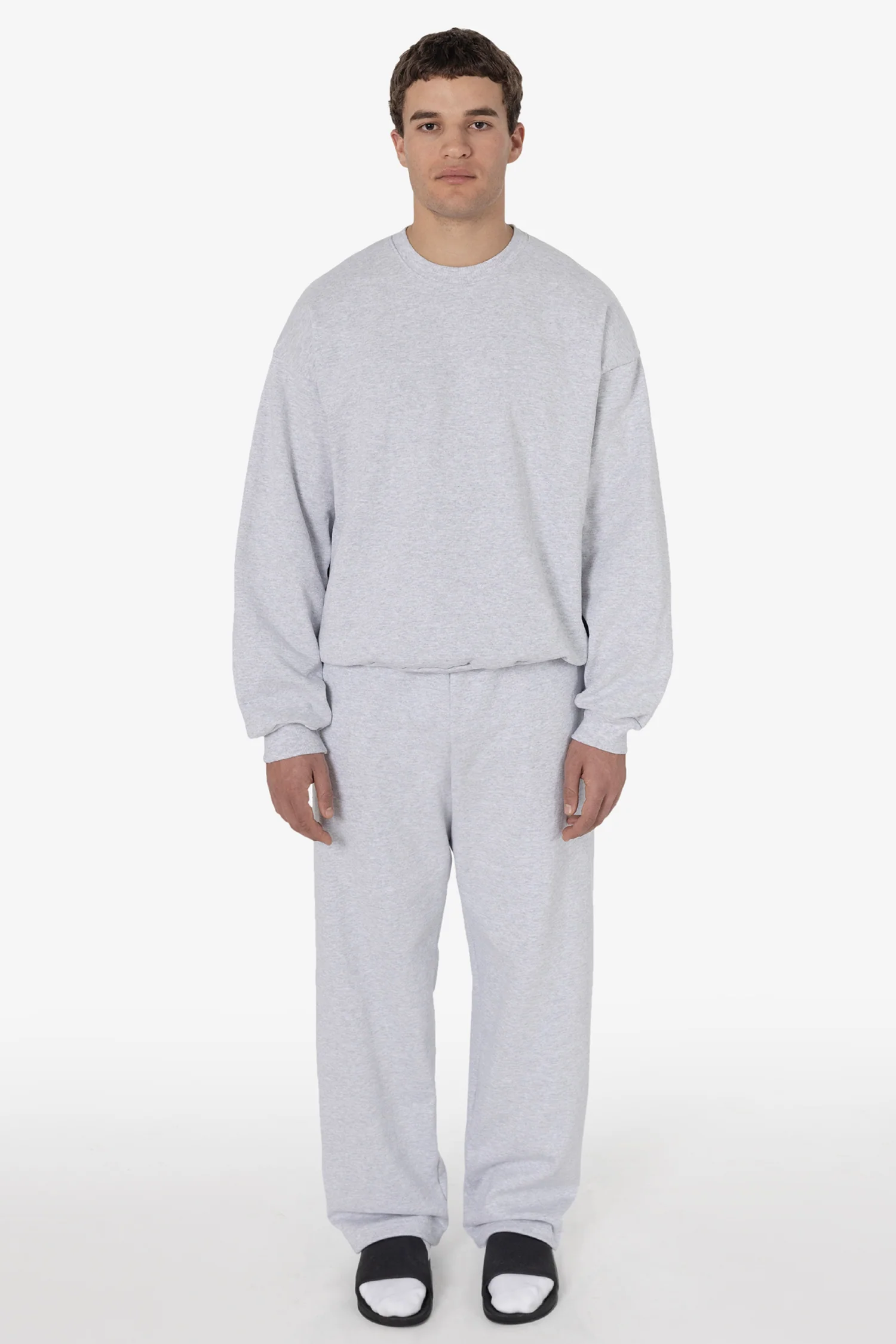 HF05 - Heavy Fleece Wide Leg Sweatpants (Piece Dye) - Image 10
