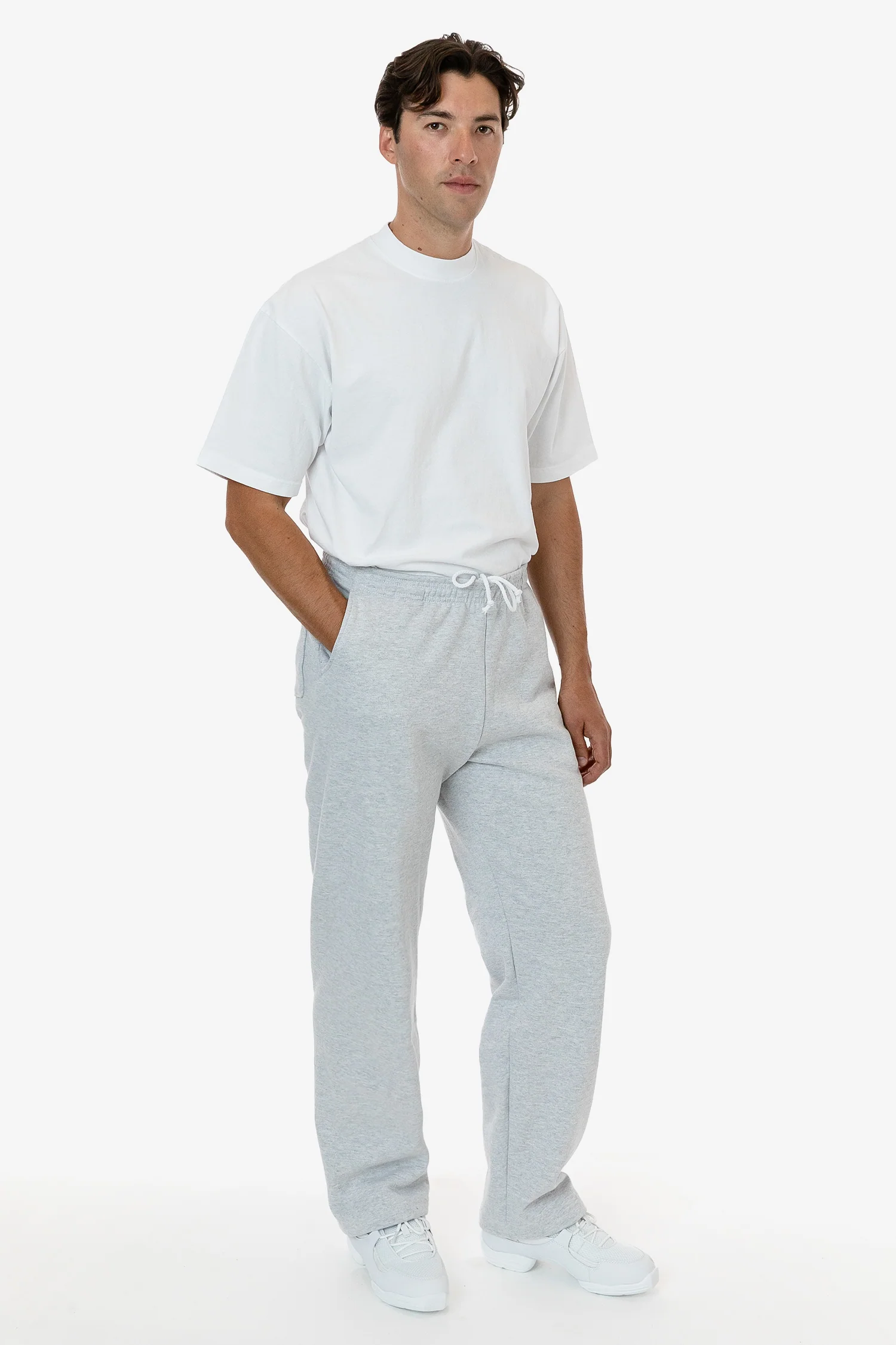 HF05 - Heavy Fleece Wide Leg Sweatpants (Piece Dye) - Image 12