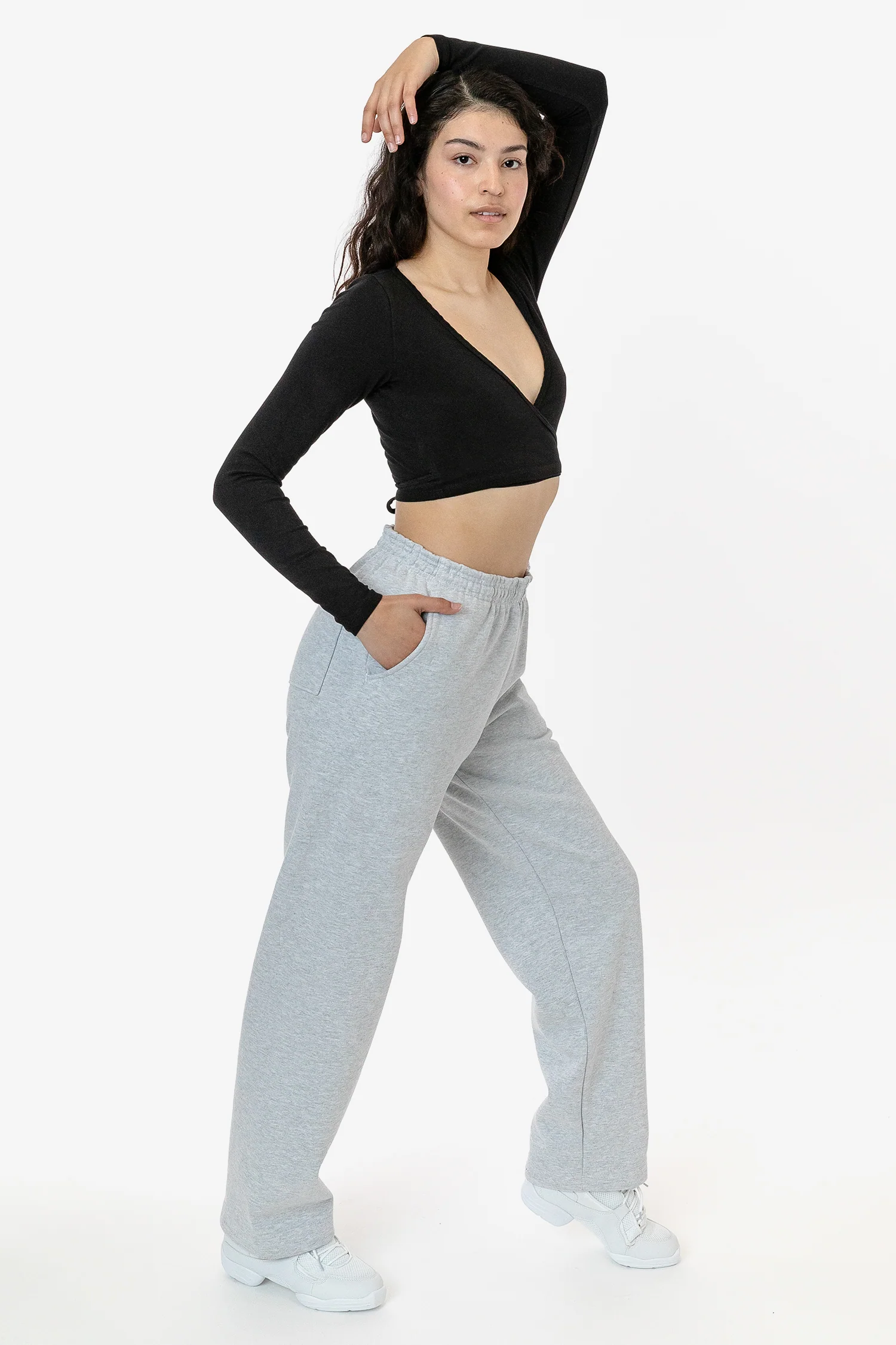 HF05 - Heavy Fleece Wide Leg Sweatpants (Piece Dye) - Image 20