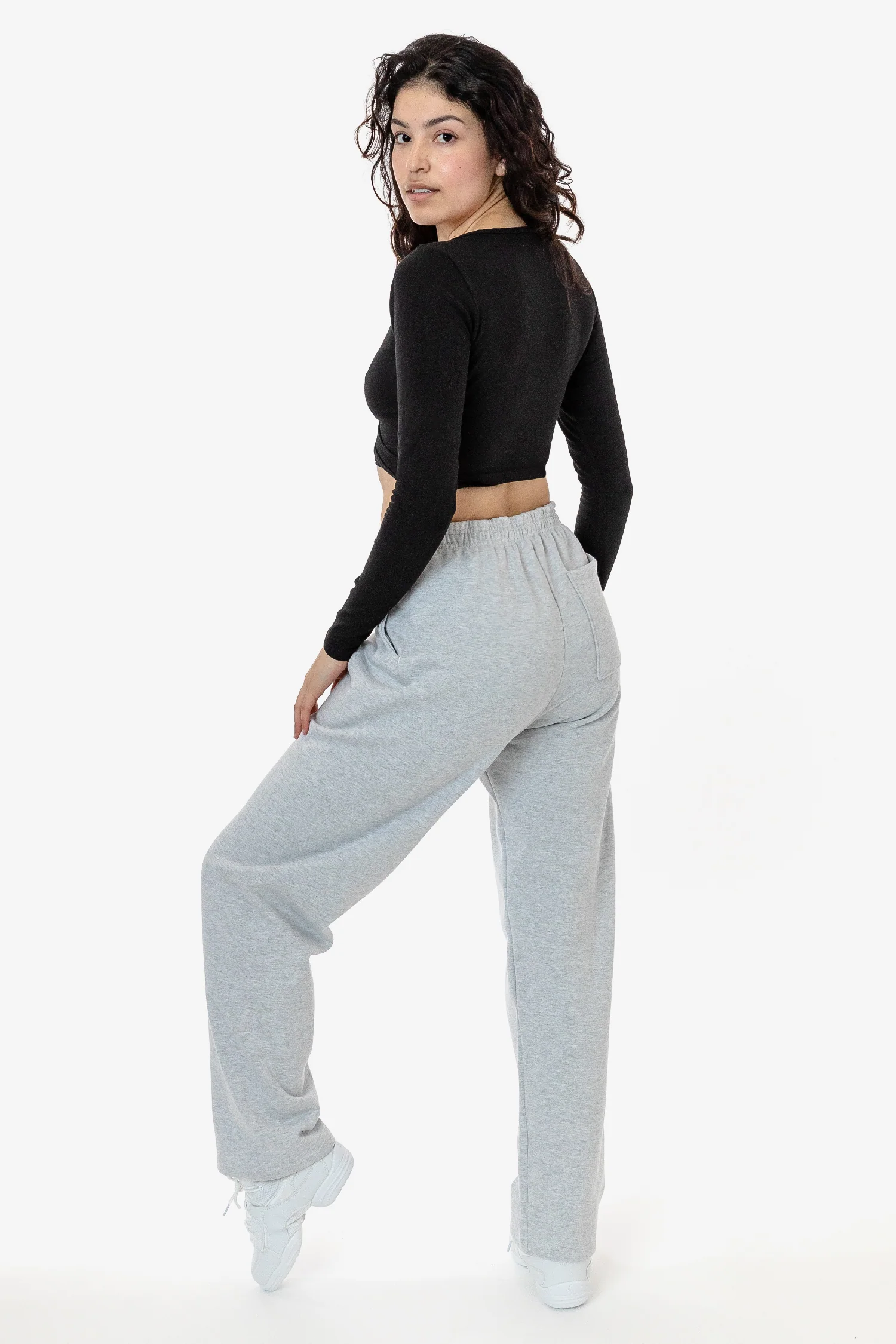 HF05 - Heavy Fleece Wide Leg Sweatpants (Piece Dye) - Image 22