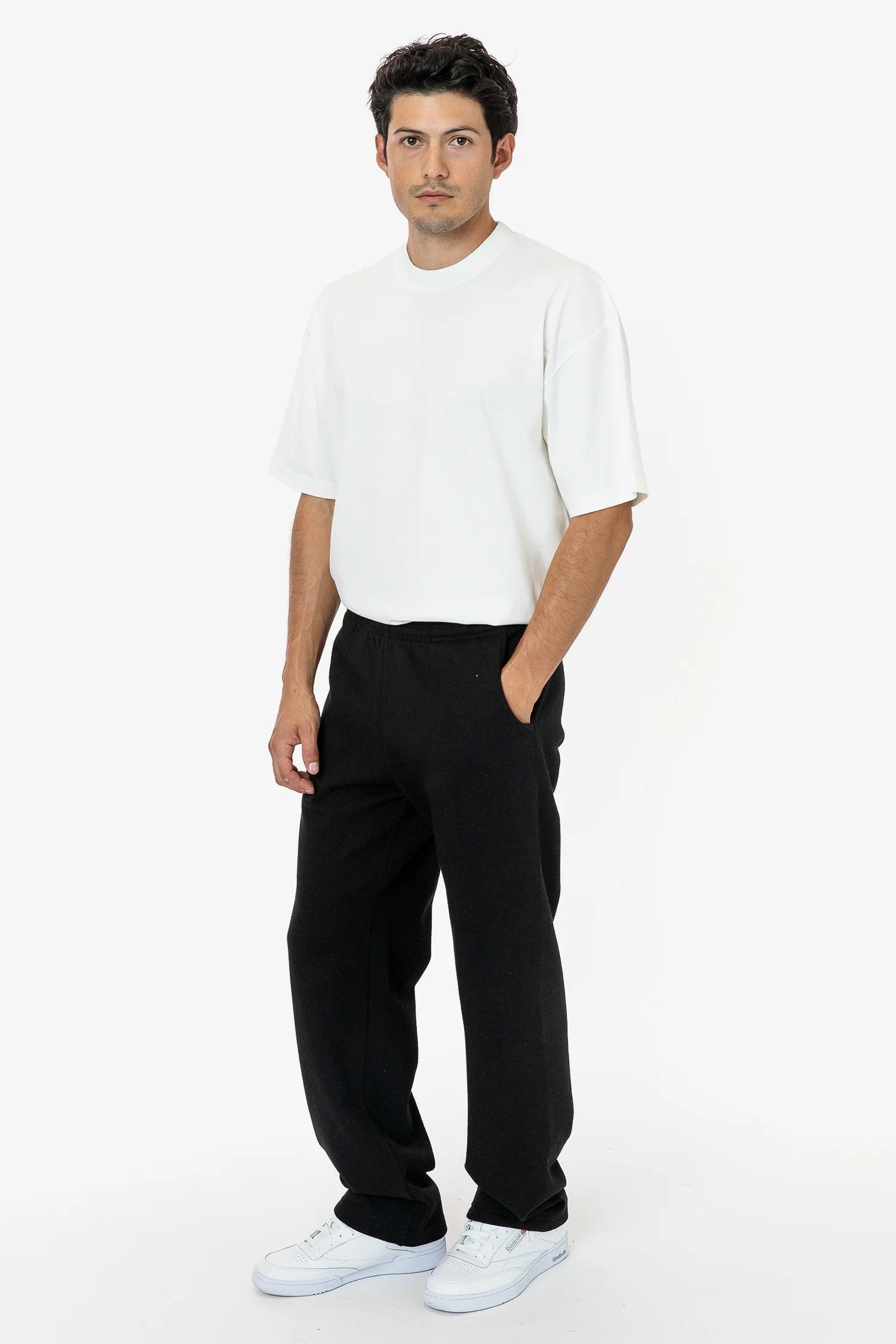 HF05 - Heavy Fleece Wide Leg Sweatpants (Piece Dye) - Image 25
