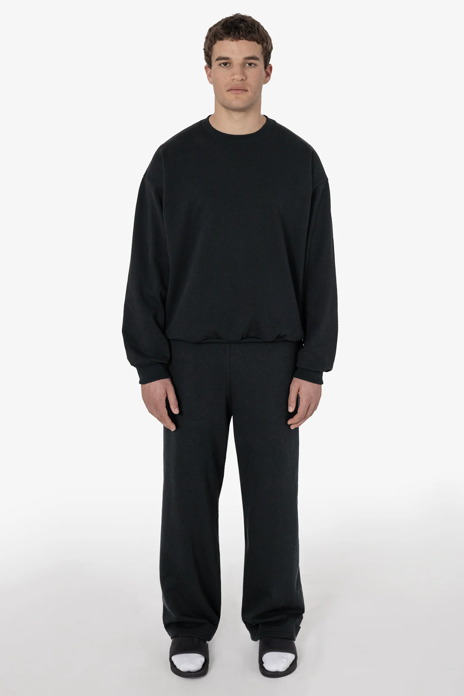 HF05 - Heavy Fleece Wide Leg Sweatpants (Piece Dye) - Image 27