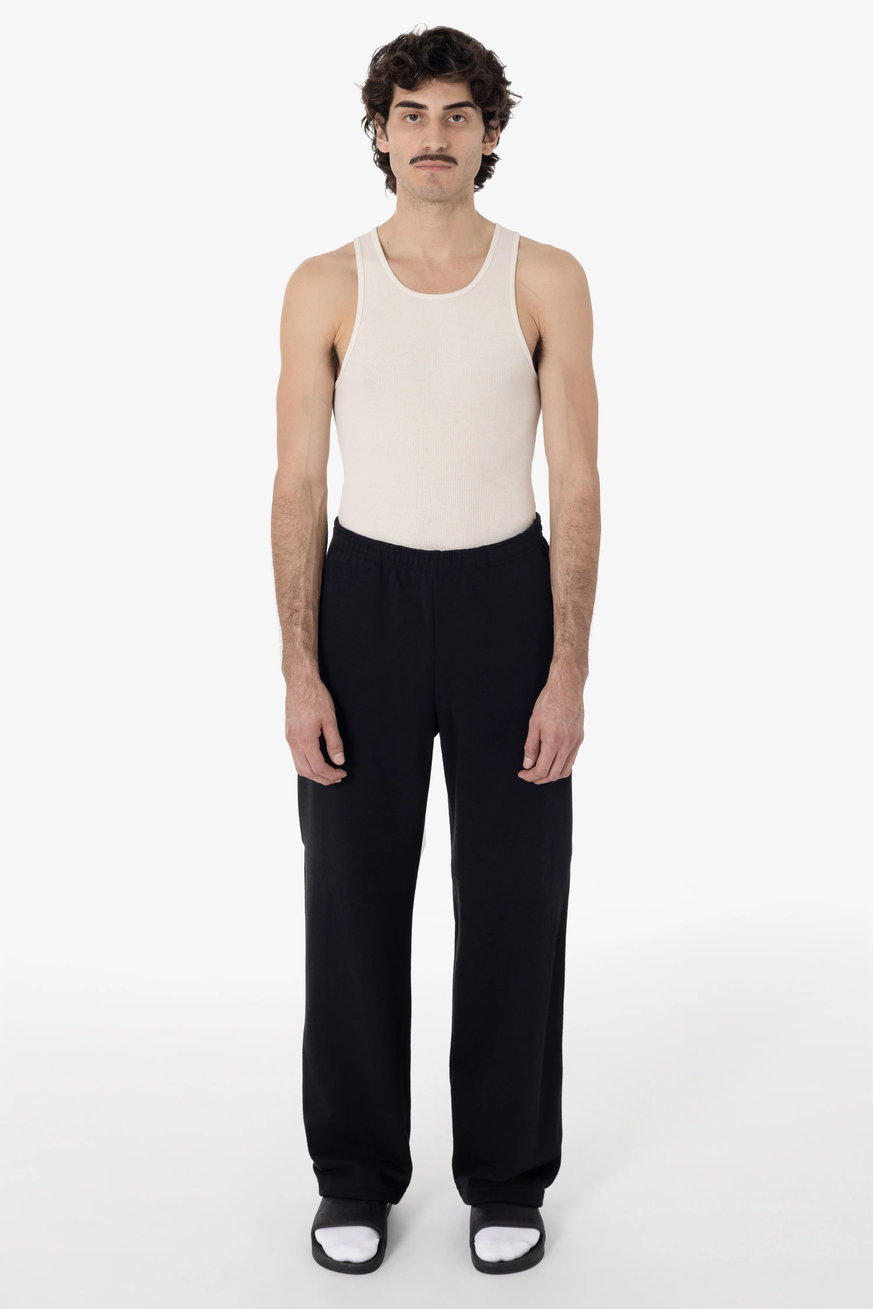HF05 - Heavy Fleece Wide Leg Sweatpants (Piece Dye) - Image 6