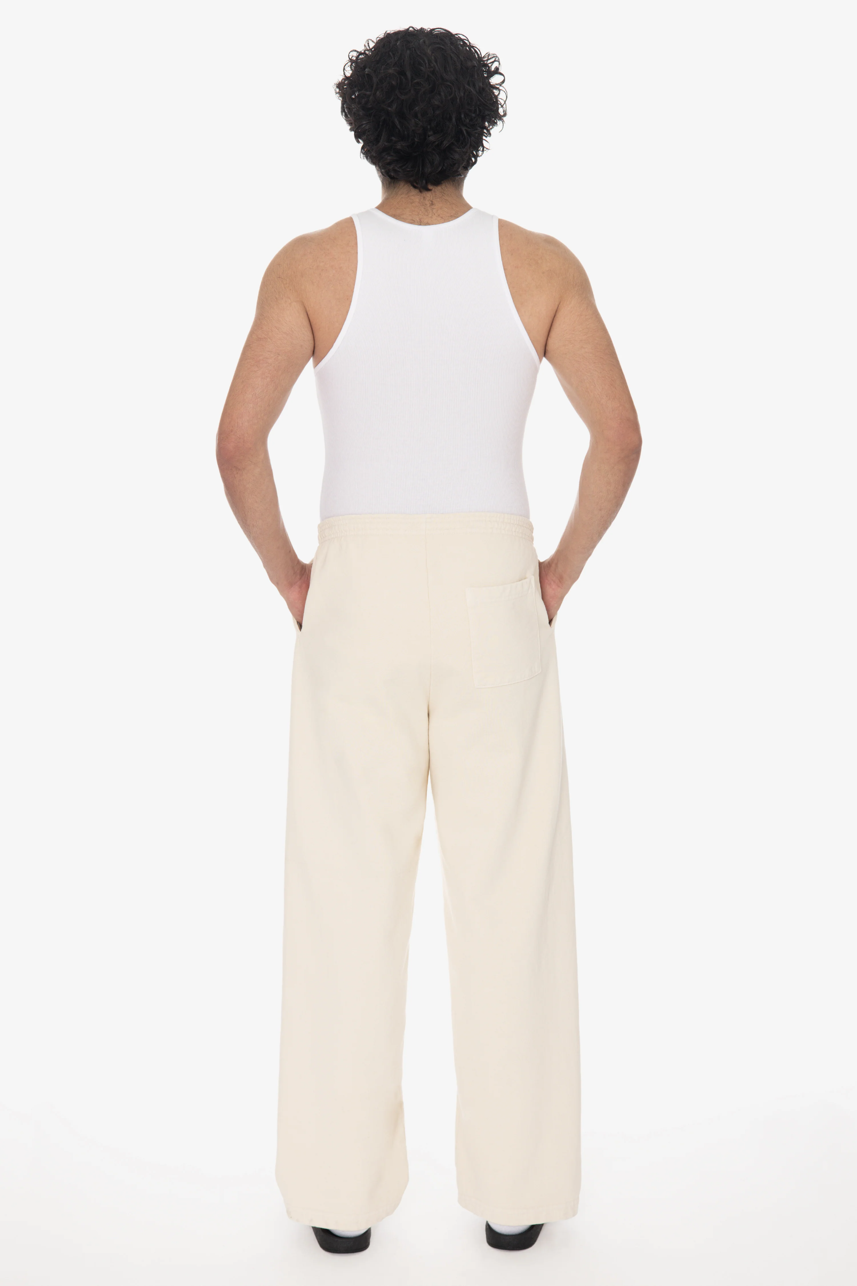 HF05 - Heavy Fleece Wide Leg Sweatpants (Garment Dye) - Image 6