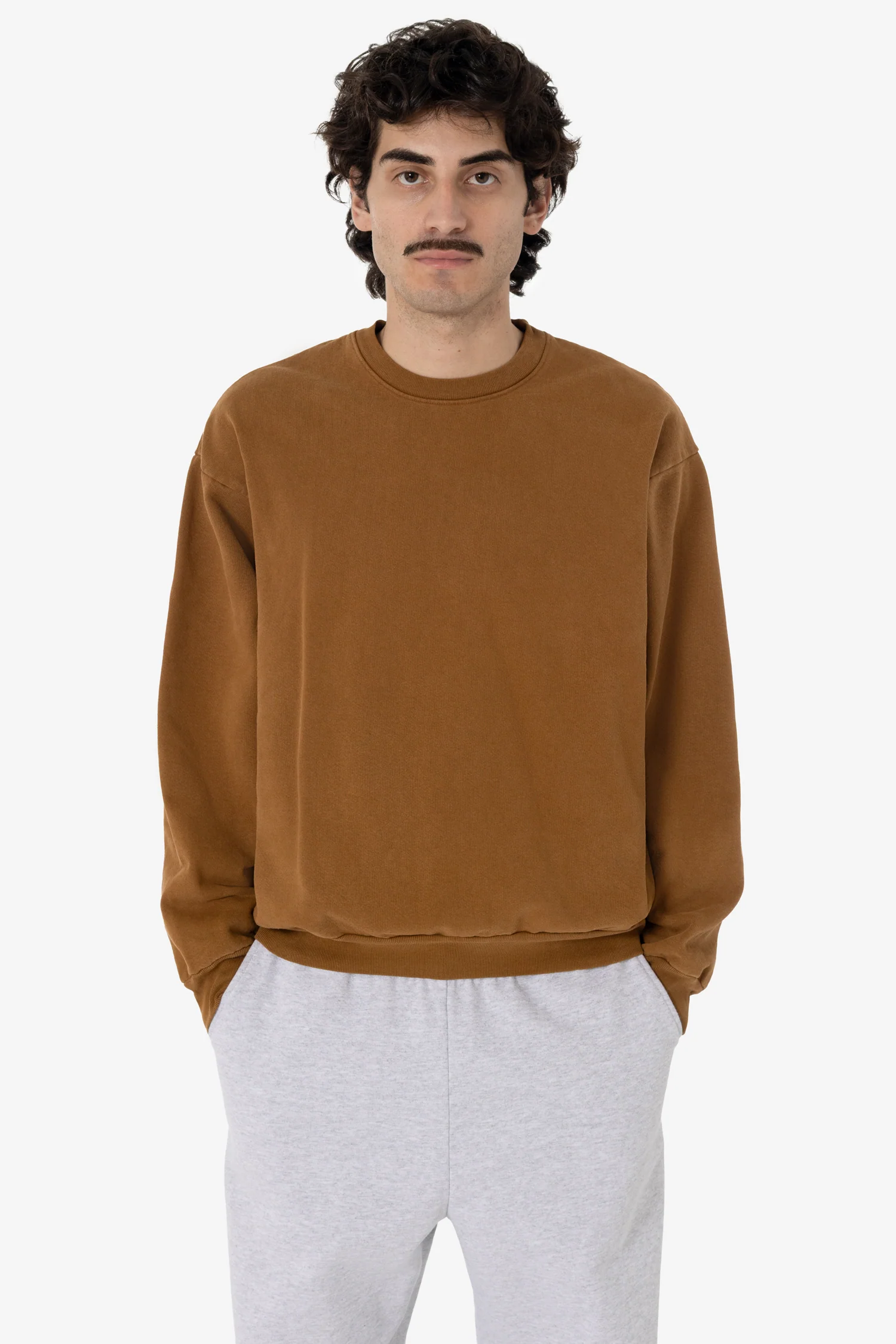 HF07 - Heavy Fleece Crewneck Sweatshirt (Garment Dye) - Image 19