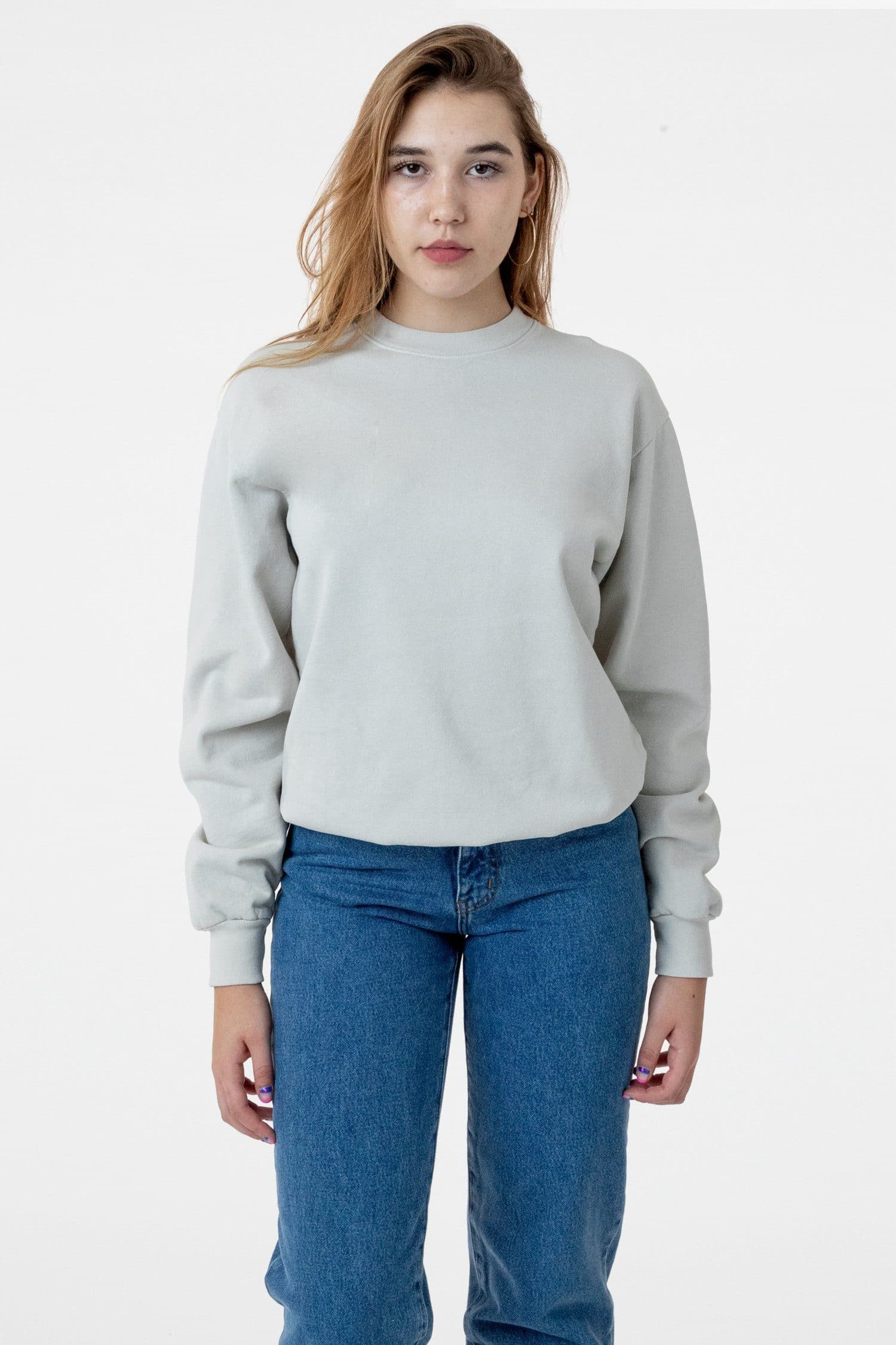 HF07 - Heavy Fleece Crewneck Sweatshirt (Garment Dye) - Image 35