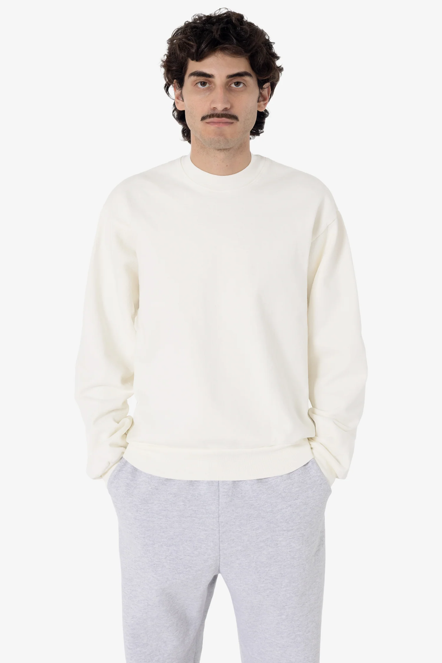 HF07 - Heavy Fleece Crewneck Sweatshirt (Garment Dye) - Image 9