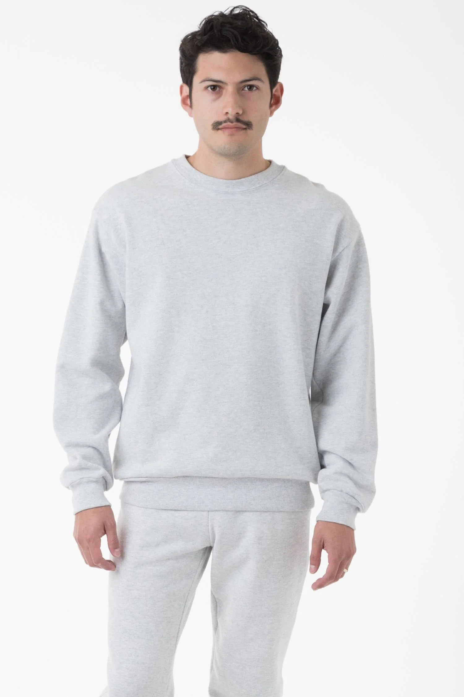 HF07 - Heavy Fleece Crewneck Sweatshirt (Piece Dye) - Image 12