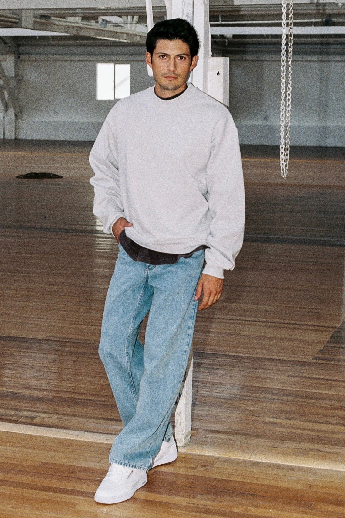 HF07 - Heavy Fleece Crewneck Sweatshirt (Piece Dye) - Image 14