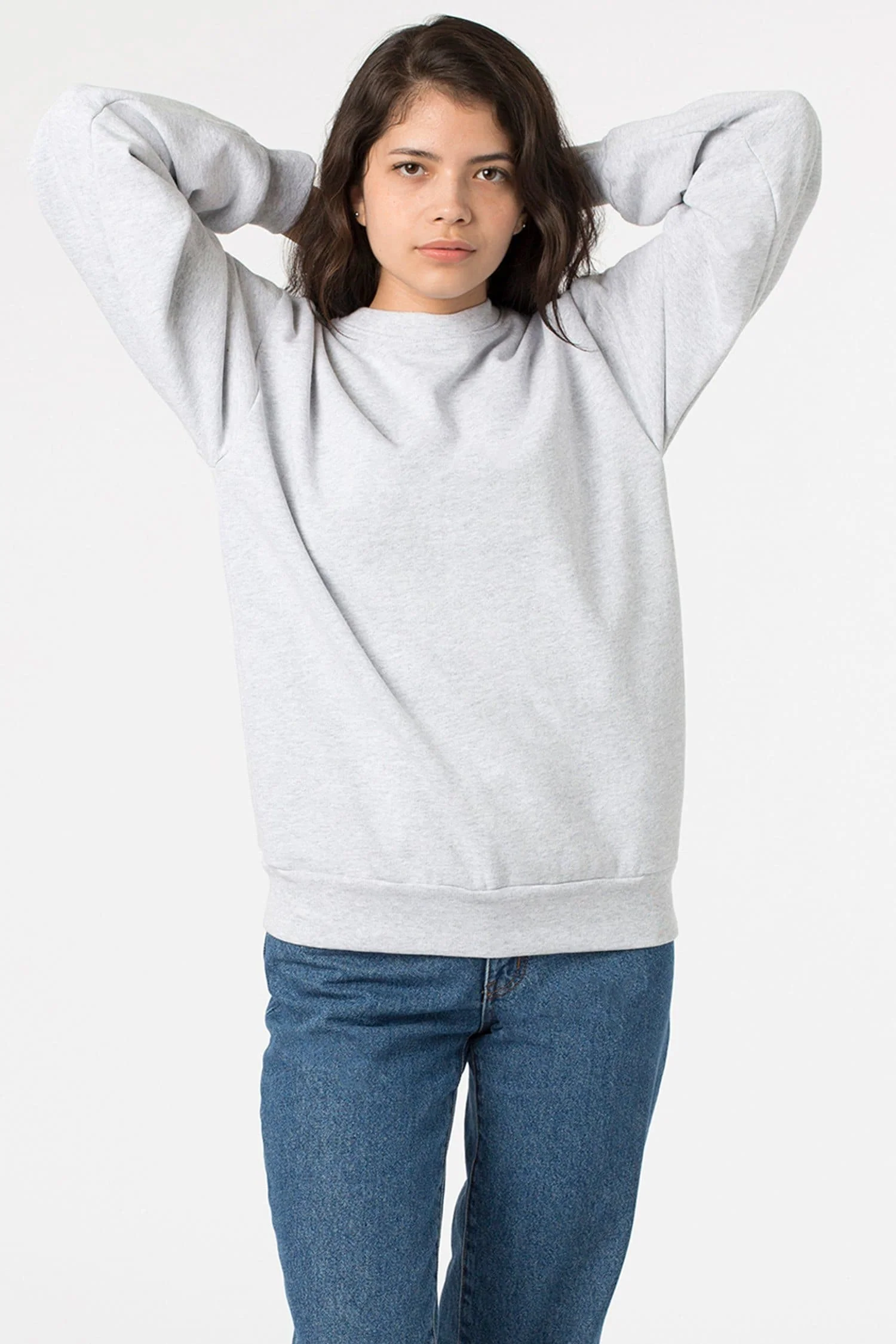 HF07 - Heavy Fleece Crewneck Sweatshirt (Piece Dye) - Image 15