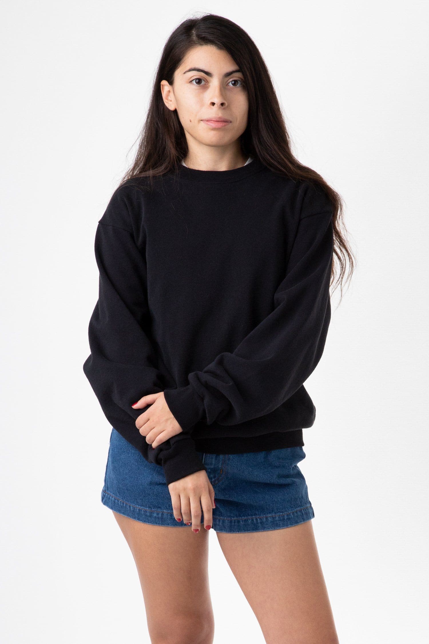 HF07 - Heavy Fleece Crewneck Sweatshirt (Piece Dye) - Image 21