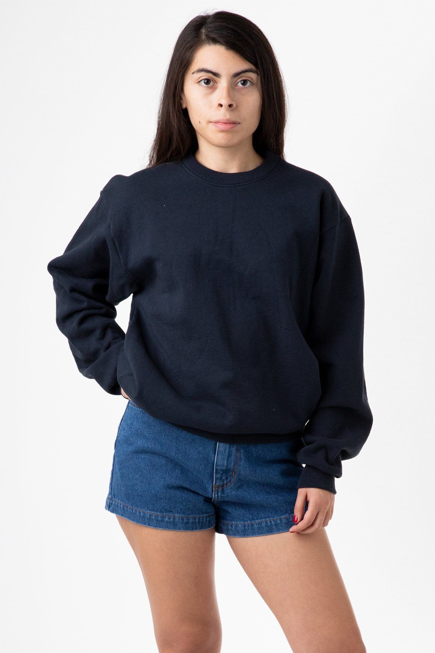 HF07 - Heavy Fleece Crewneck Sweatshirt (Piece Dye) - Image 24