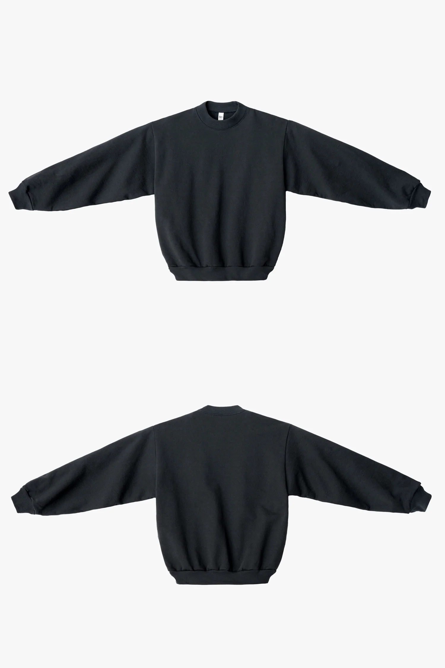 HF07 - Heavy Fleece Crewneck Sweatshirt (Piece Dye) - Image 35