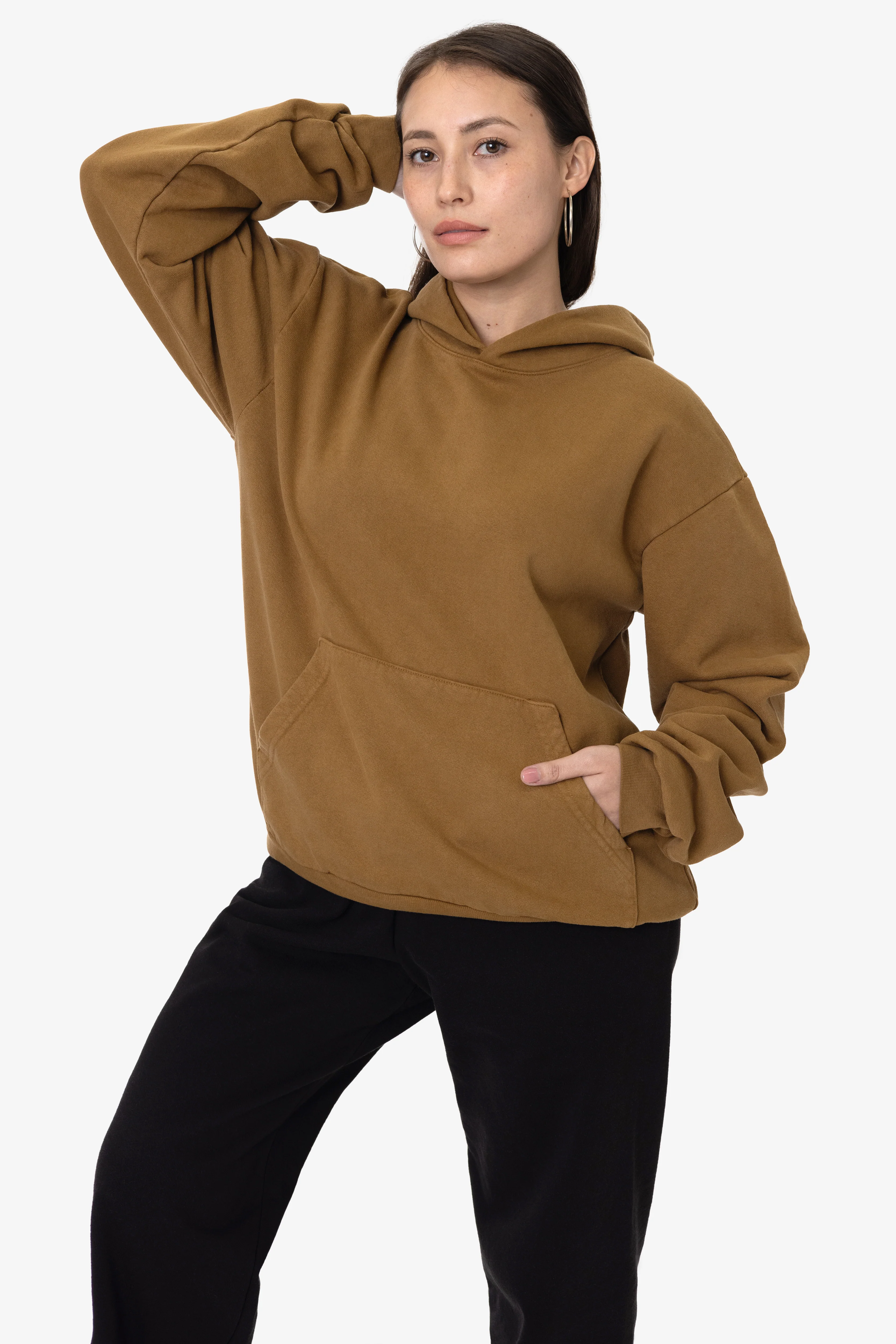 HF09 - Heavy Fleece Hoodie (Garment Dye) - Image 20